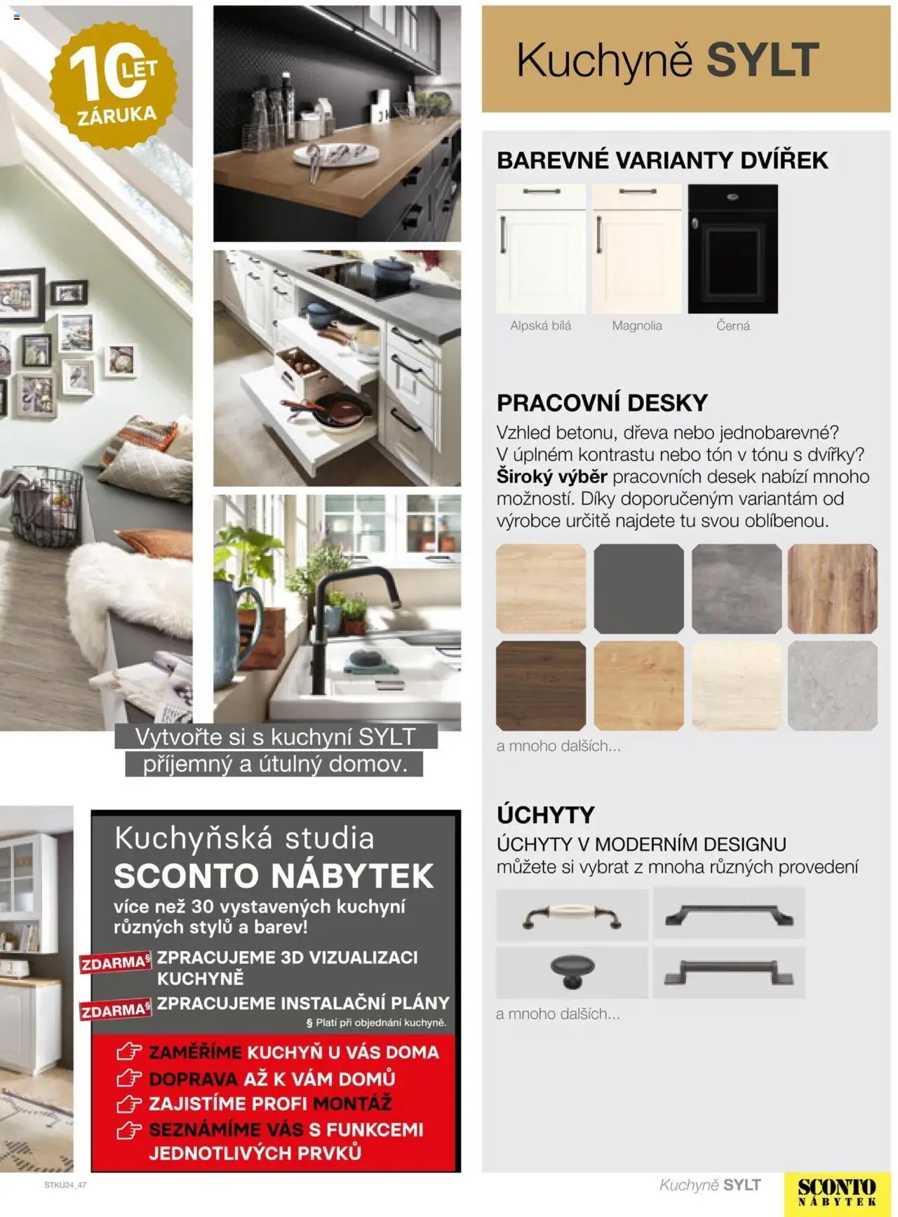 Sconto nábytek katalog - Kuchyně od 01.01.2025 | Strana: 47 | Produkty: Nábytek, Desky, Kuchyně