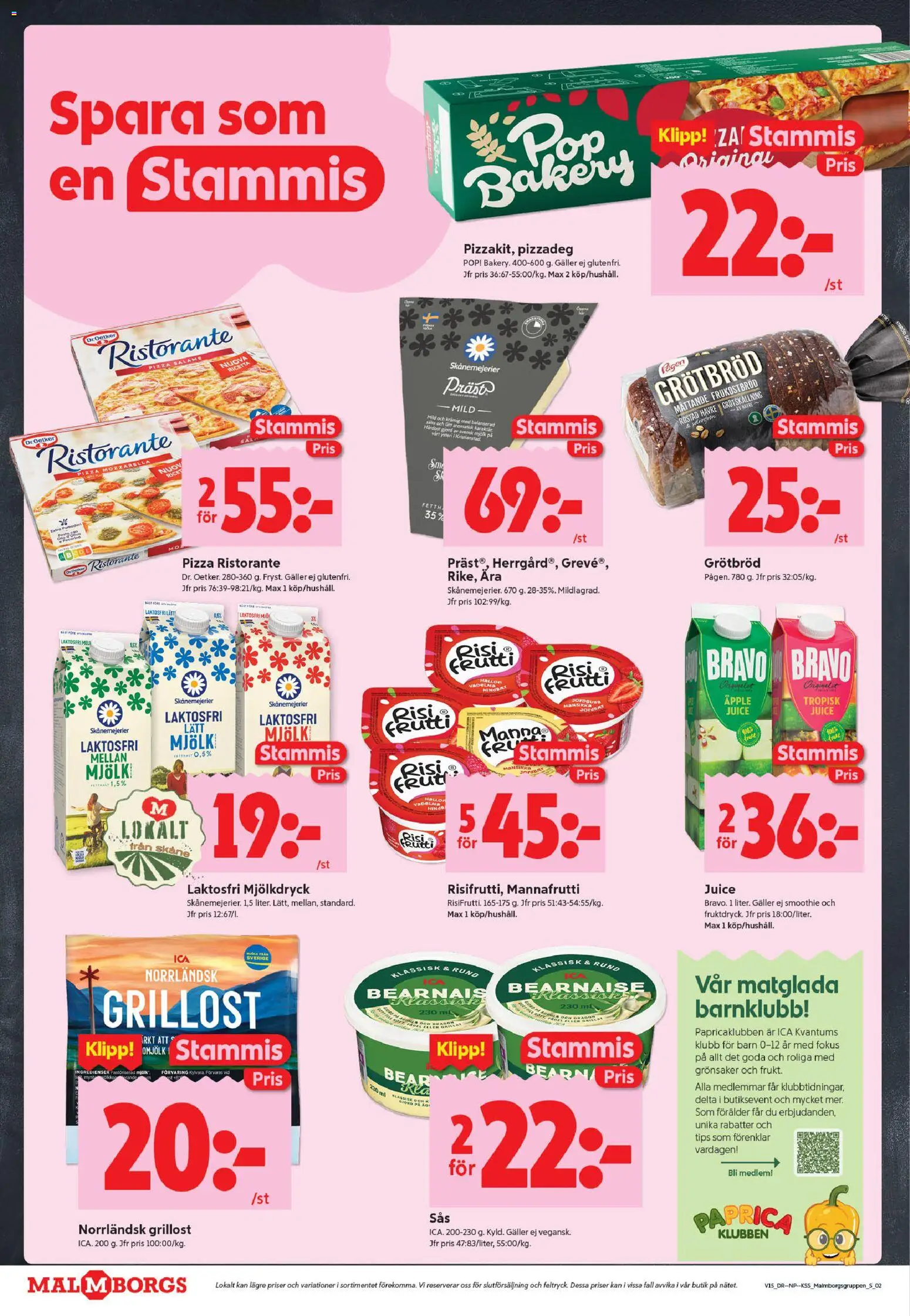 ICA Kvantum reklamblad aktuell från 06.04.2026 | Sida: 2 | Produkter: Galler, Pecorino, Äpple, Hallon