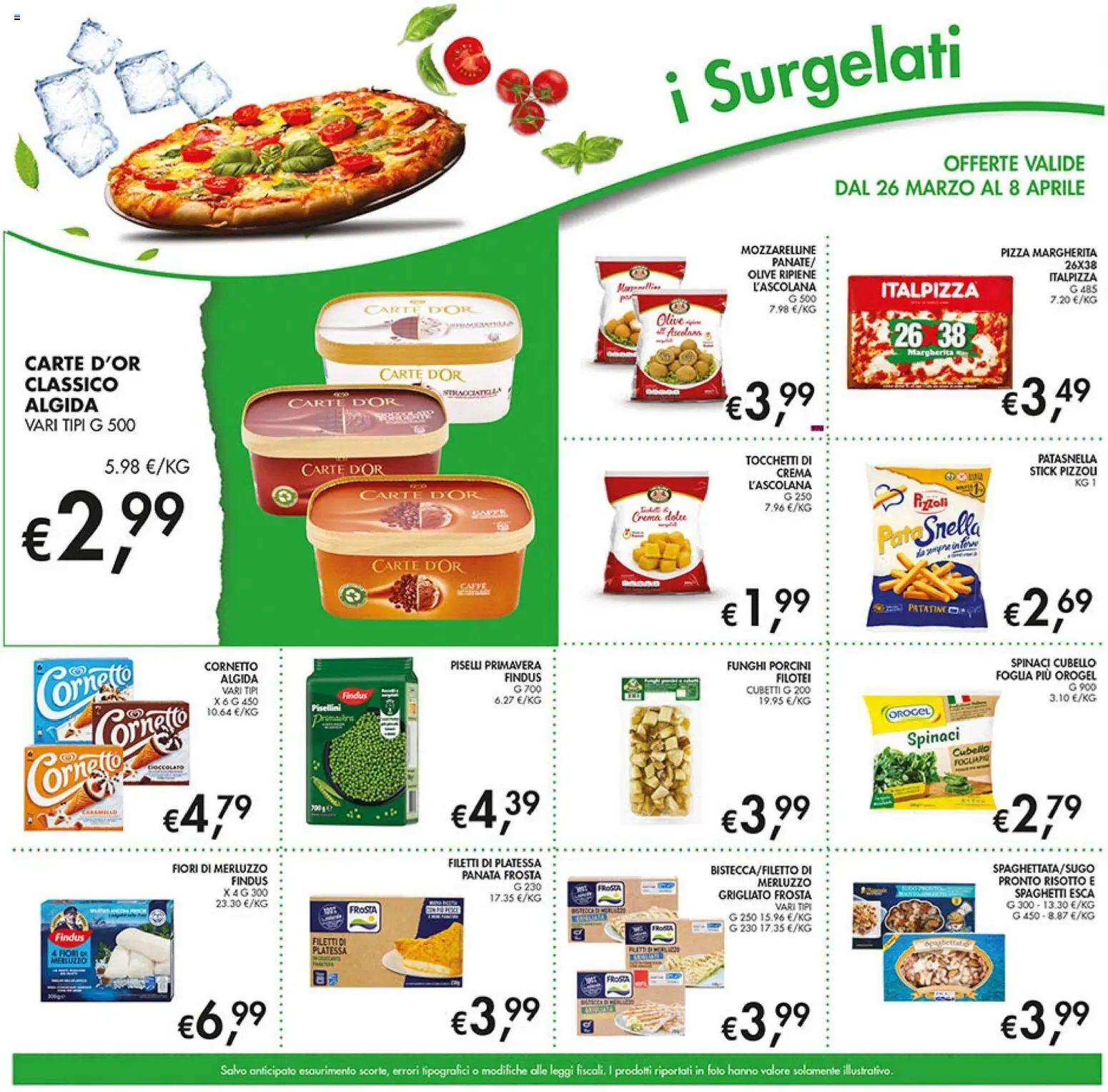 Volantino Coal del 26.03.2026 | Pagina: 11 | Prodotti: Crema, Cornetto, Merluzzo, Piselli