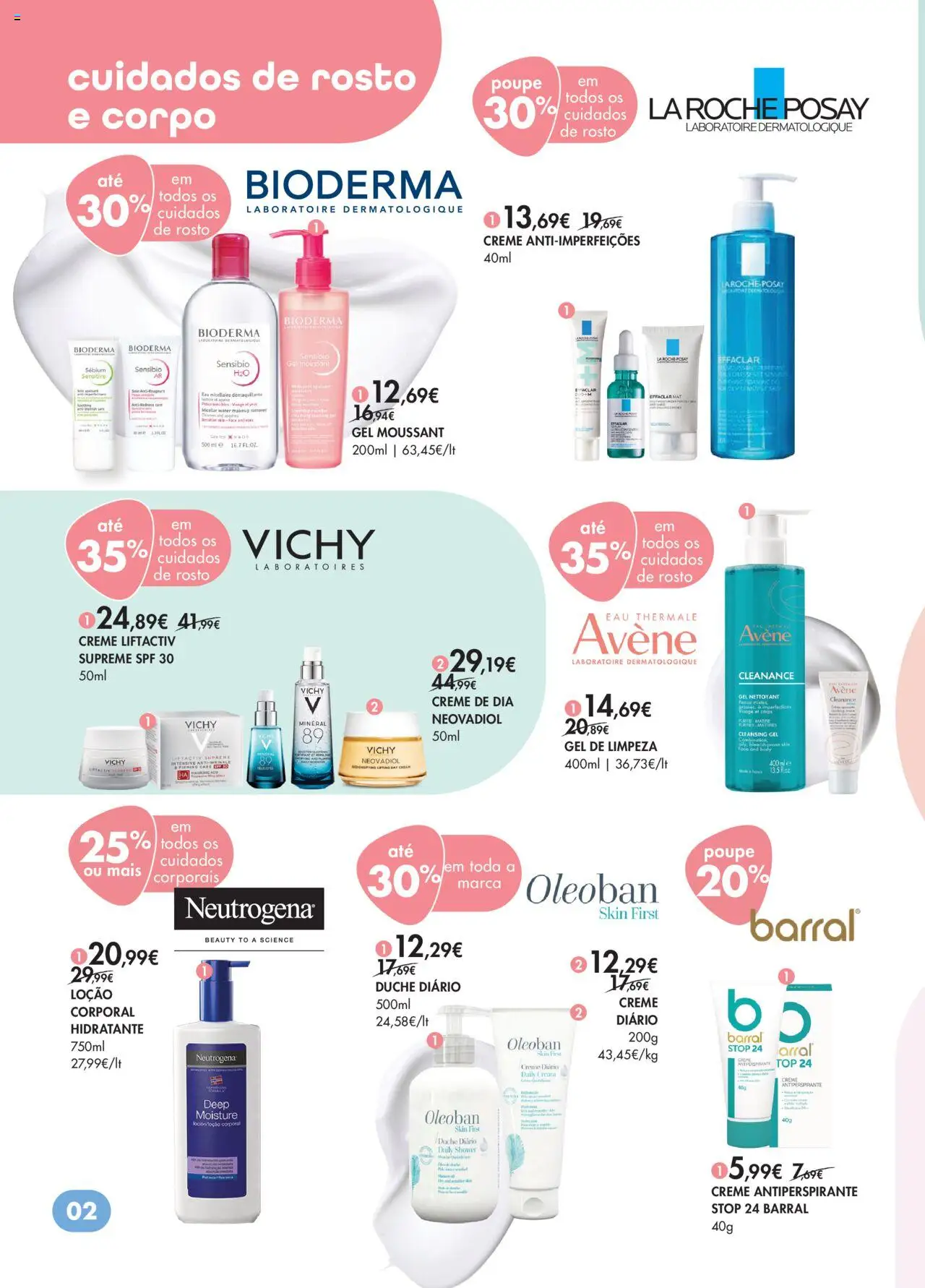 Pingo Doce - Bem Estar Especial Beleza Açores │ válido de 25.09.2025 | Página: 2 | Produtos: Top, Creme, Gel de limpeza