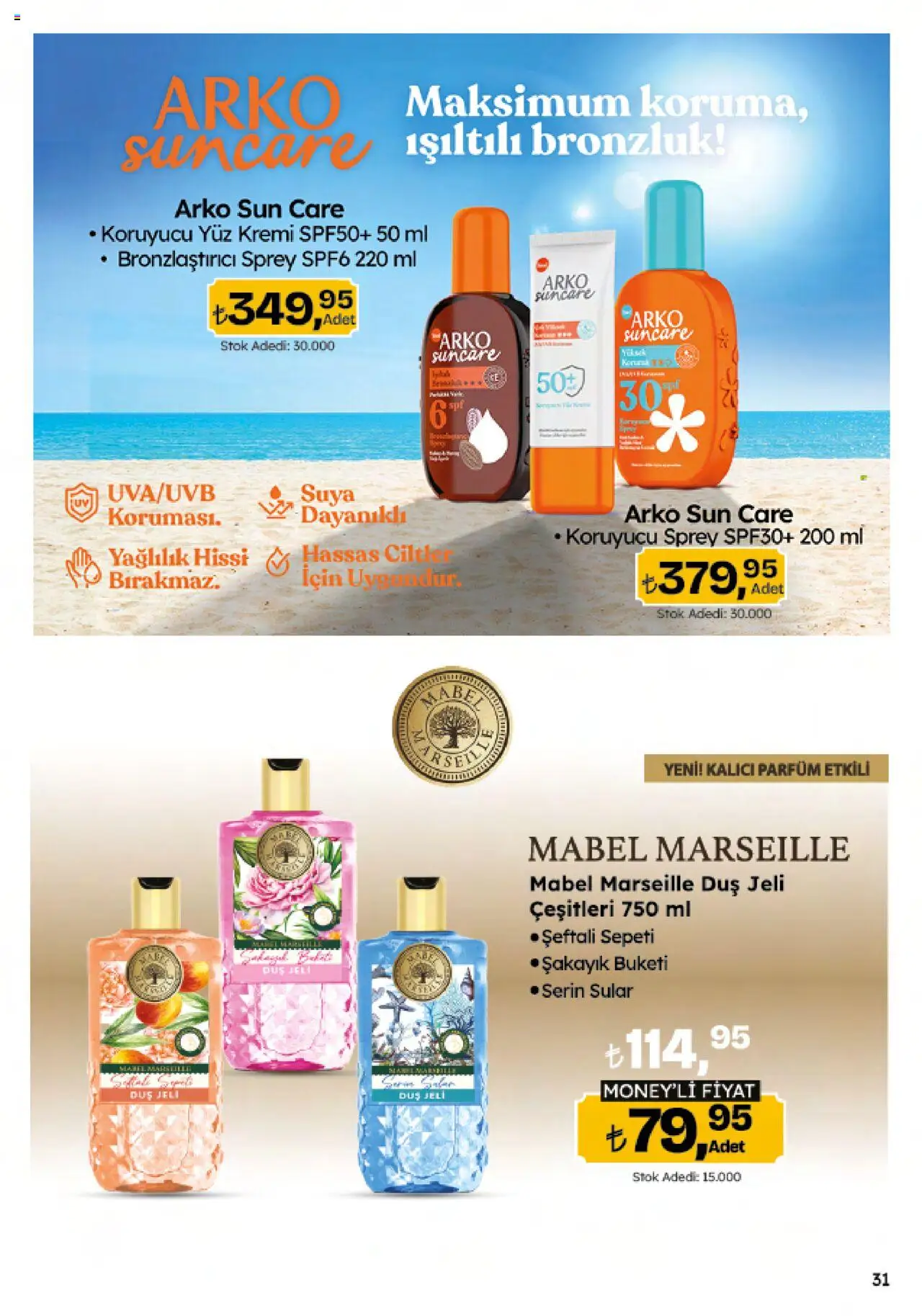 Migros Katalog - 5M Migroskop Dijital - 12.06.2025 tarihinden itibaren geçerlidir | Sayfa: 31 | Ürünler: Duş, Duş jeli, Parfüm, Şeftali