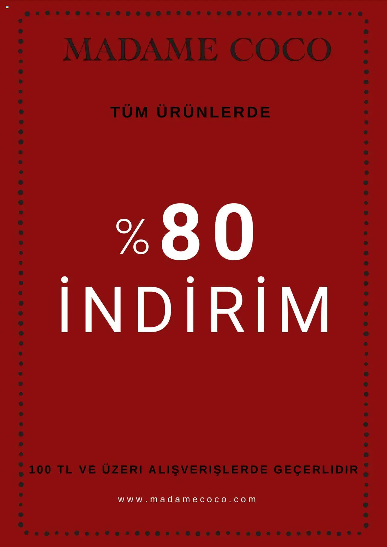Madame Coco İndirim - 30.06.2025 tarihinden itibaren geçerlidir | Sayfa: 1