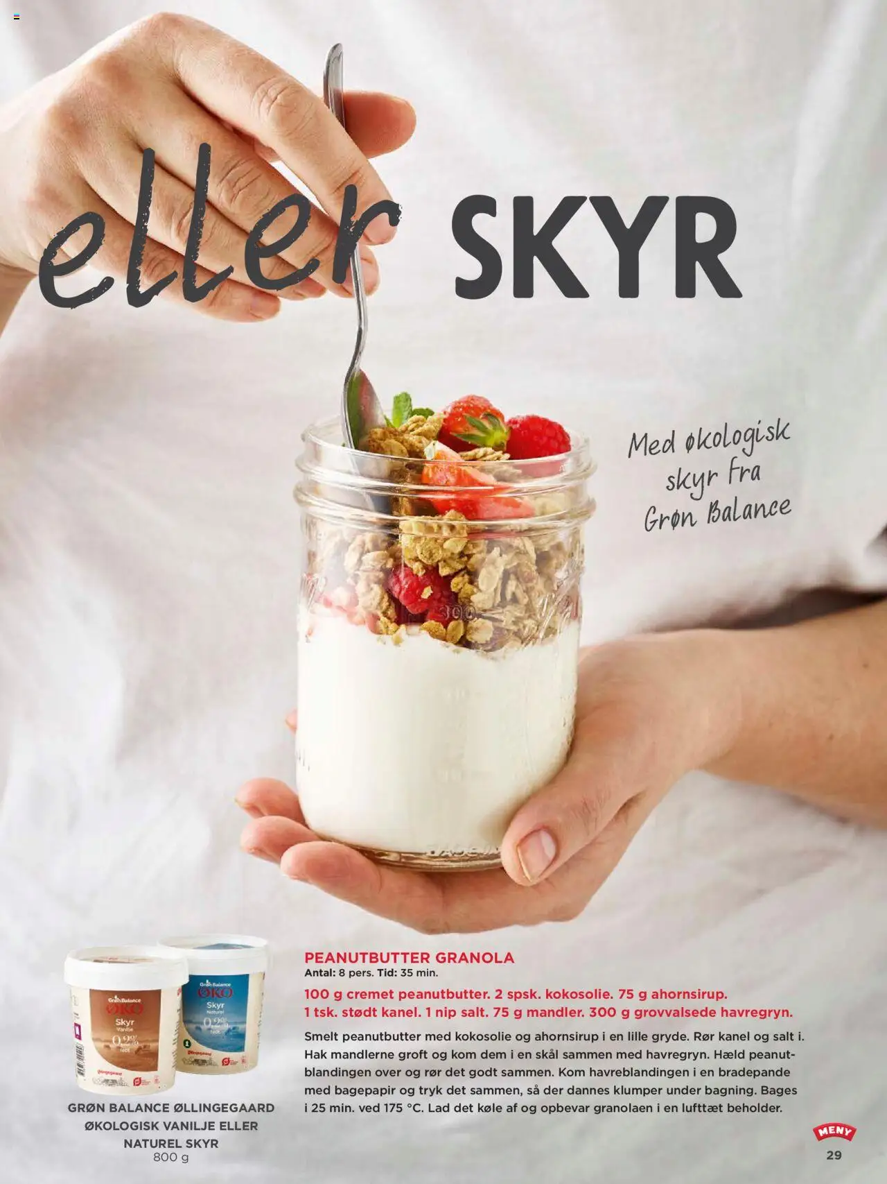 Meny Tilbudsavis gyldig fra 01.08.2025 | Side: 29 | Produkter: Skyr, Kanel, Salt, Vanilje