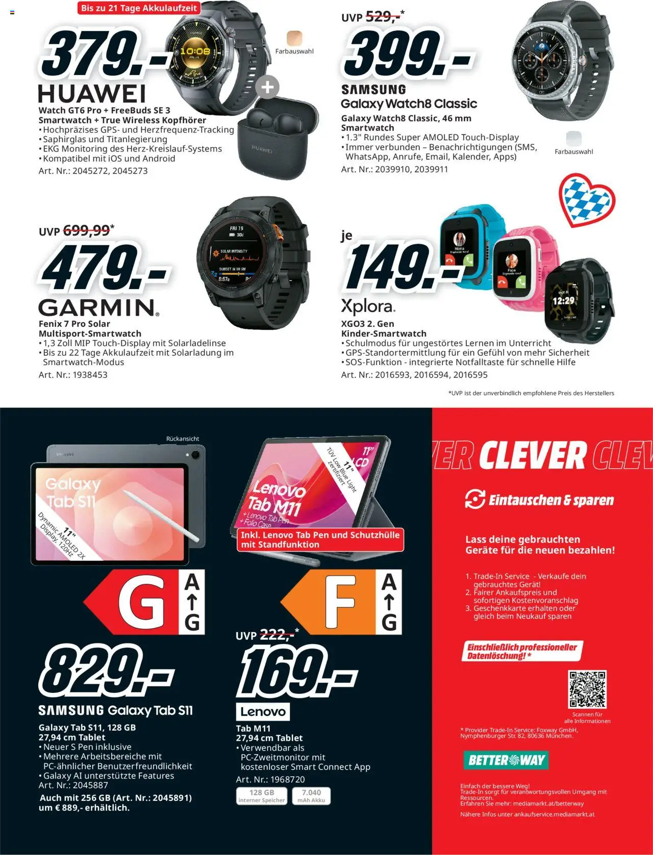 Media Markt Angebote gültig ab 15.10.2025 | Seite: 9 | Produkte: Tablet, Kopfhörer, Smartwatch, Samsung