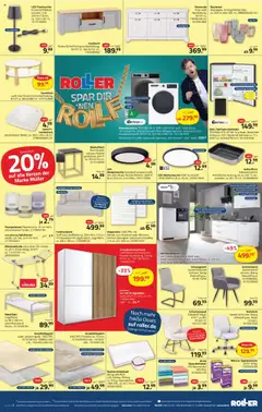 Roller Prospekt 	 - gültig ab dem 17.08.2025 | Seite: 2 | Produkte: Matratze, Sessel, Küche, Waschmaschine