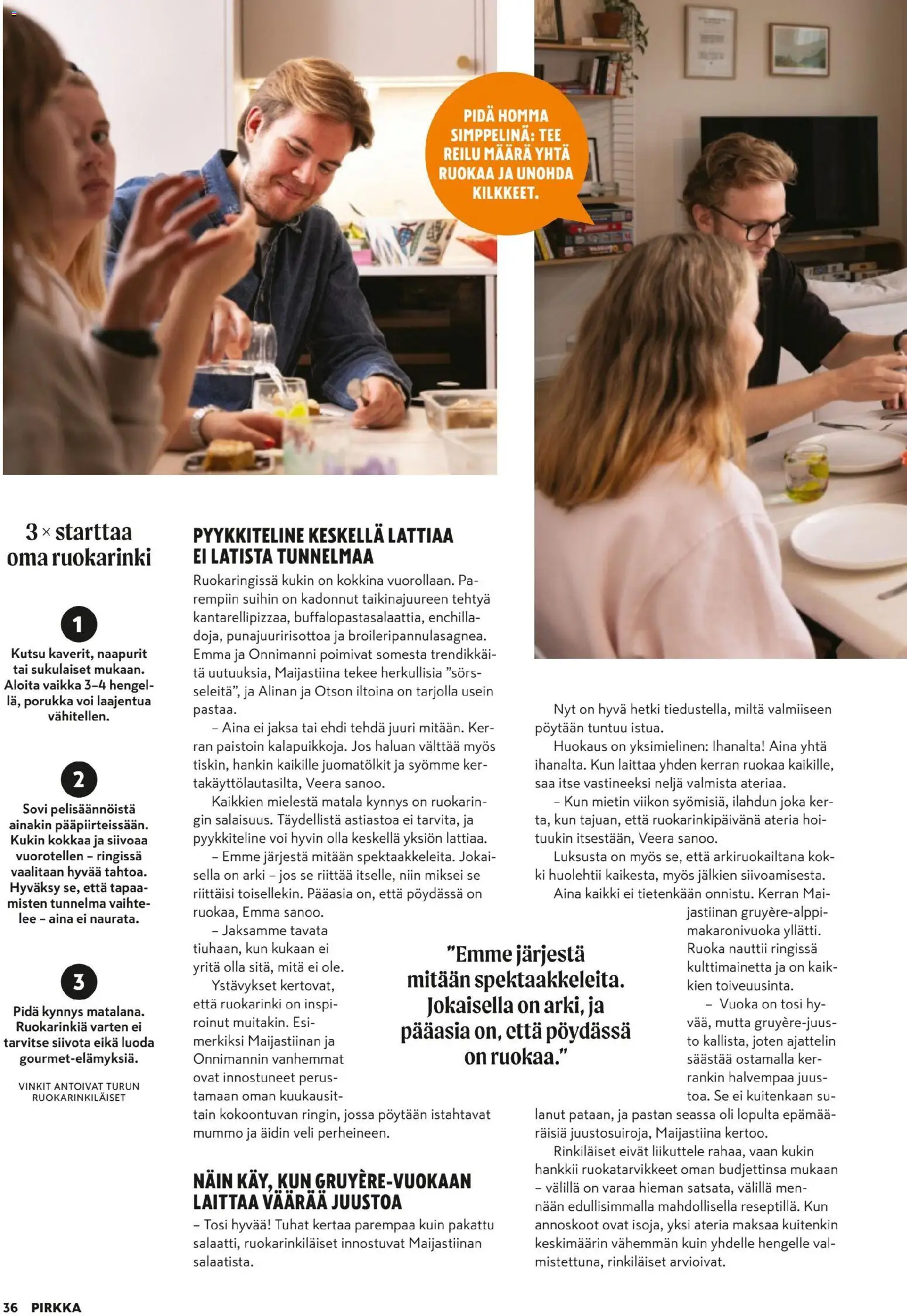 K-Citymarket - Pirkka – voimassa 05.11.2025 alkaen | Sivu: 36 | Tuotteet: Voi, Tee, Gin