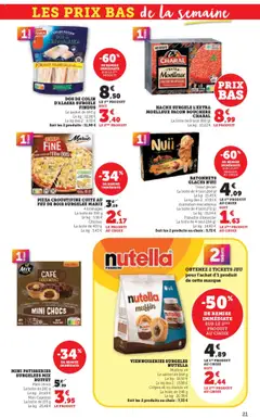  | Page: 21 | Produits: Glaces, Buffet, Café, Pizza
