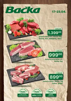 Univerexport katalog Juneće meso Bačka - pregled Univerexport kataloga - važi od 17.04.2026