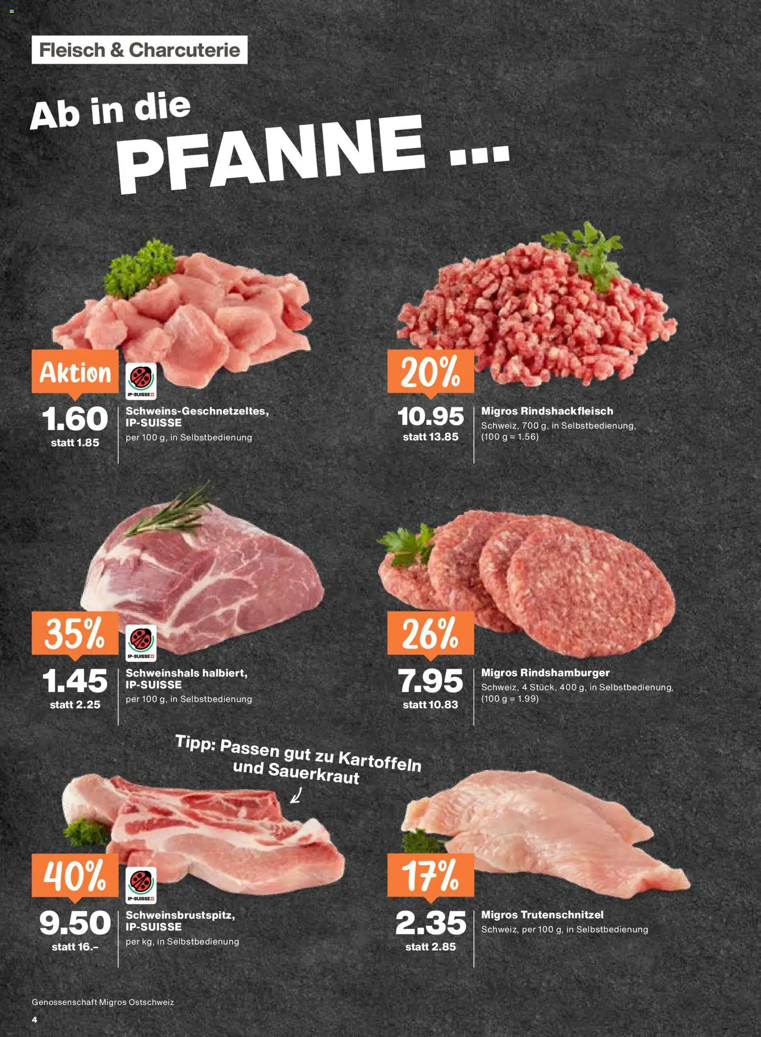 Migros aktionen – gültig ab 12.03.2026 | Seite: 4 | Produkte: Kartoffeln