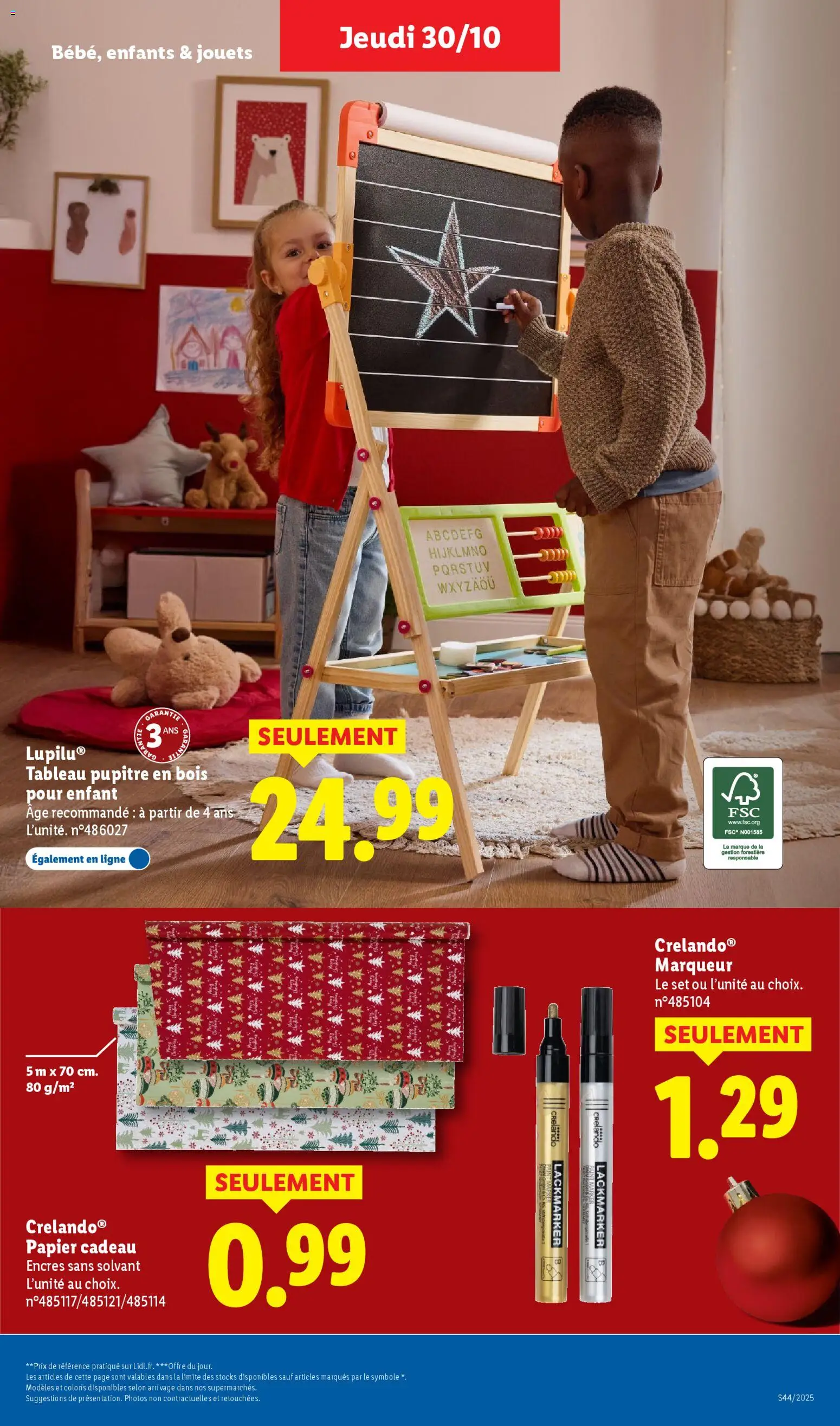 {H1} | Page: 25 | Produits: Jouets, Papier cadeau, Solvant
