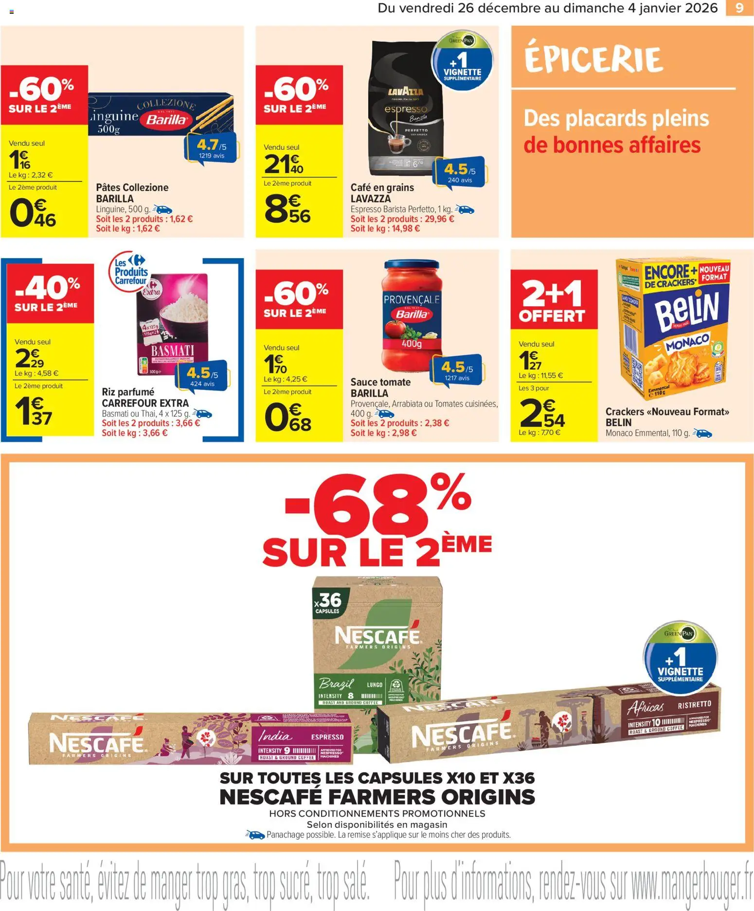 {H1} | Page: 11 | Produits: Café en grains, Emmental, Tomates, Riz