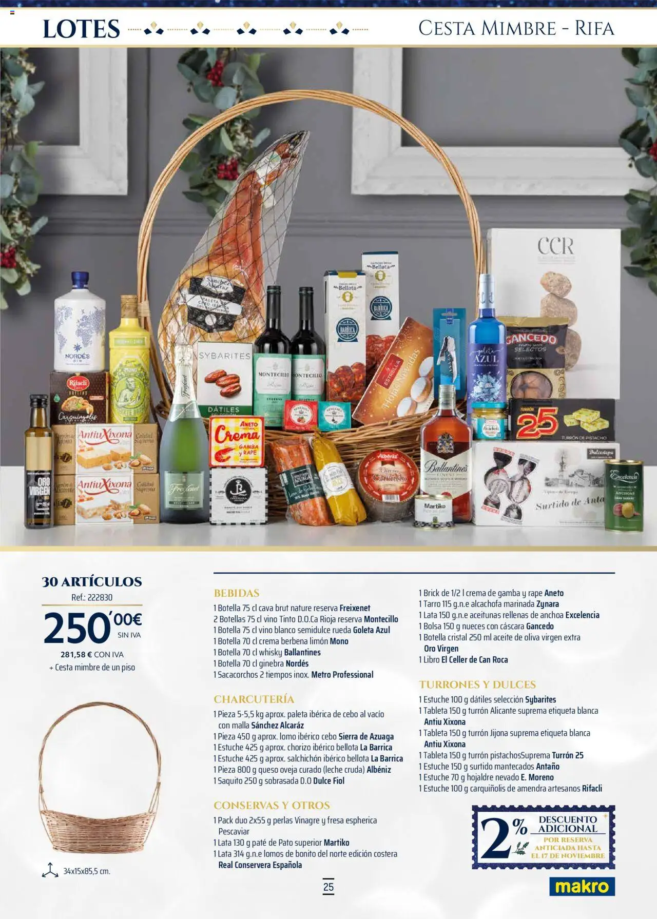 Makro - Lotes y cestas Cataluña y Sur 2 │ válido desde el 04.10.2025 | Página: 25 | Productos: Leche, Tableta, Aceite de oliva virgen extra, Gamba