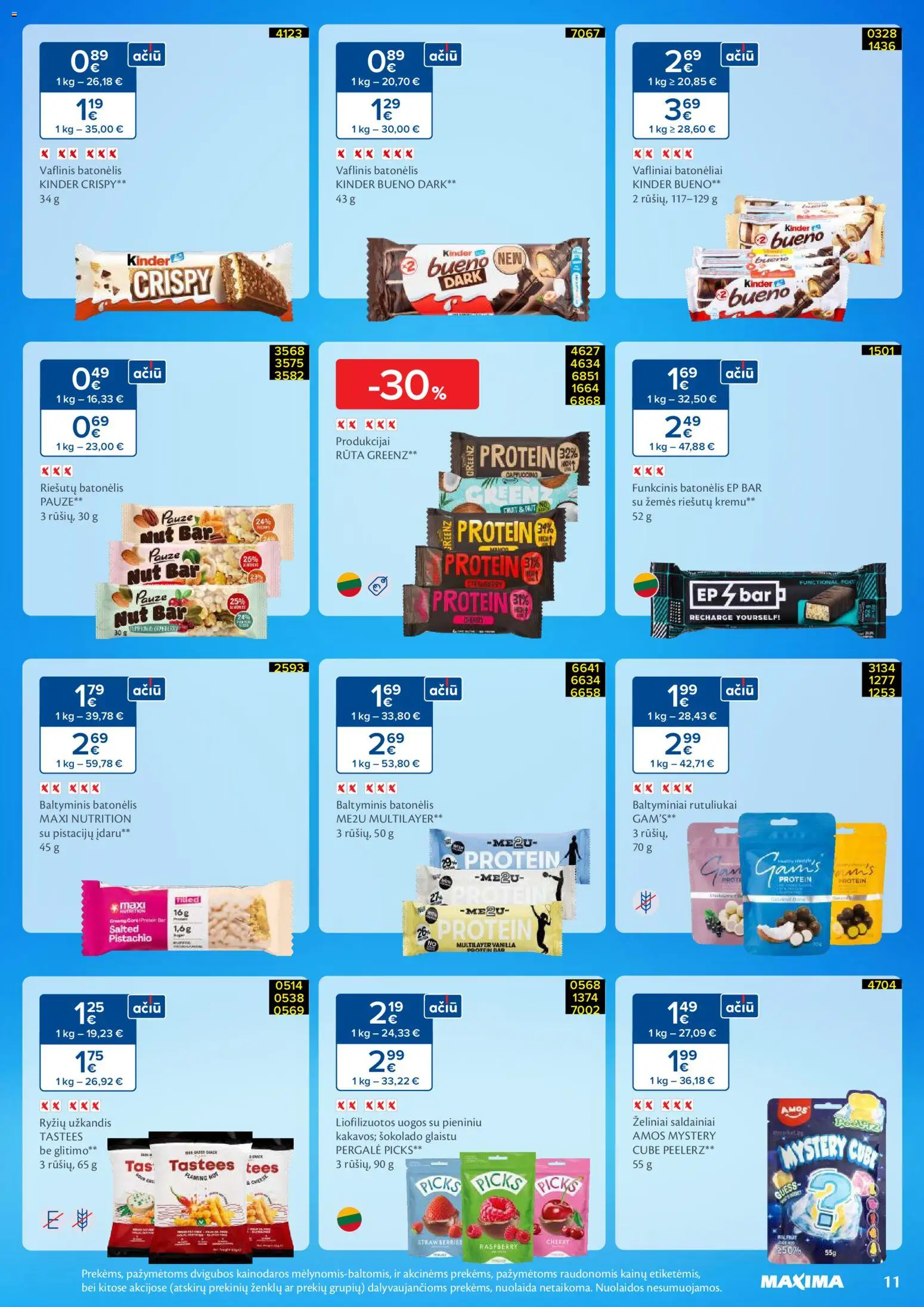 MAXIMA akcijos nuo 02.02.2026 | Puslapis: 11 | Prekių: Saldainiai