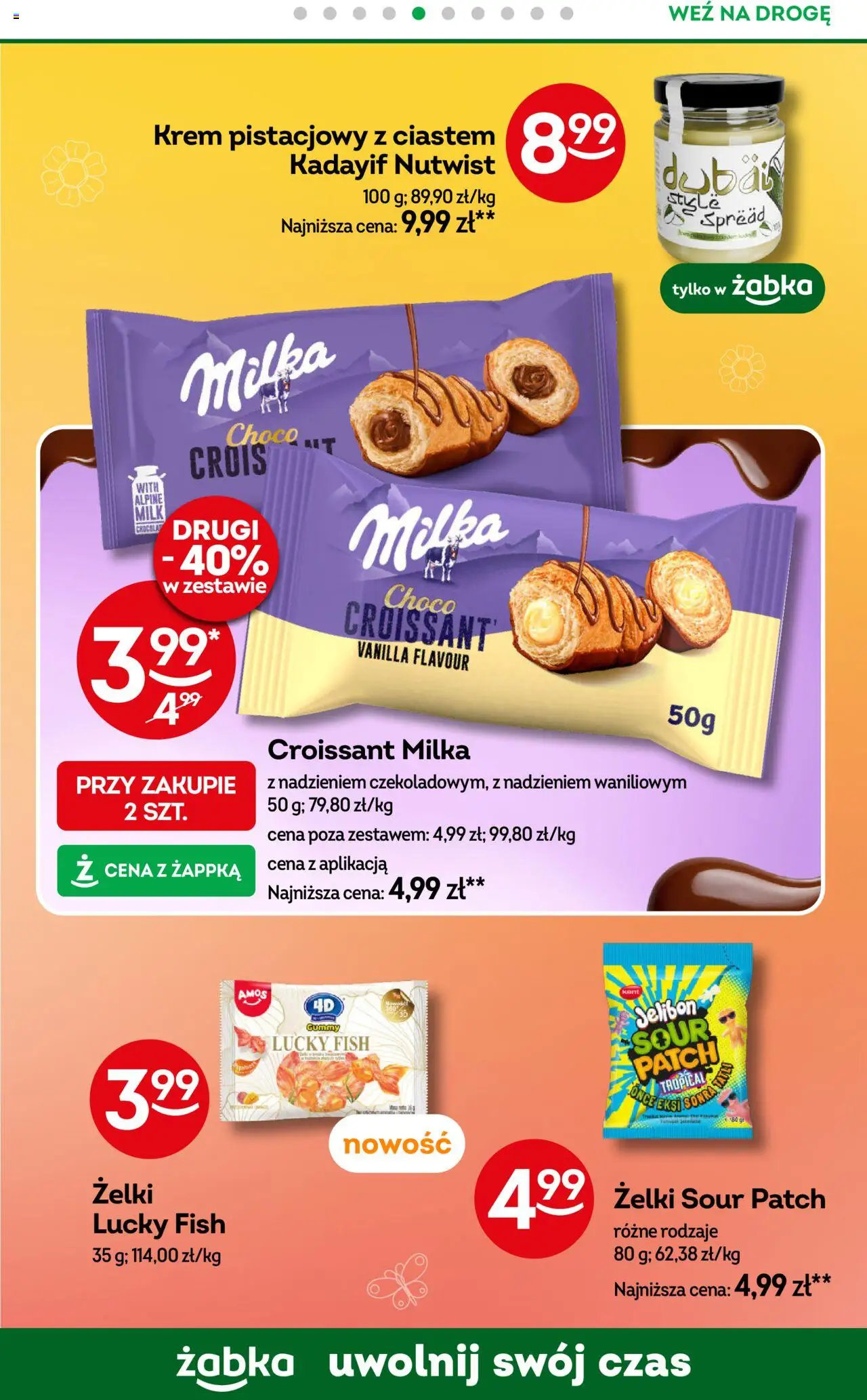 Żabka Gazetka od 13.08.2025 | Strona: 60 | Produkty: Milka, Żelki, Krem