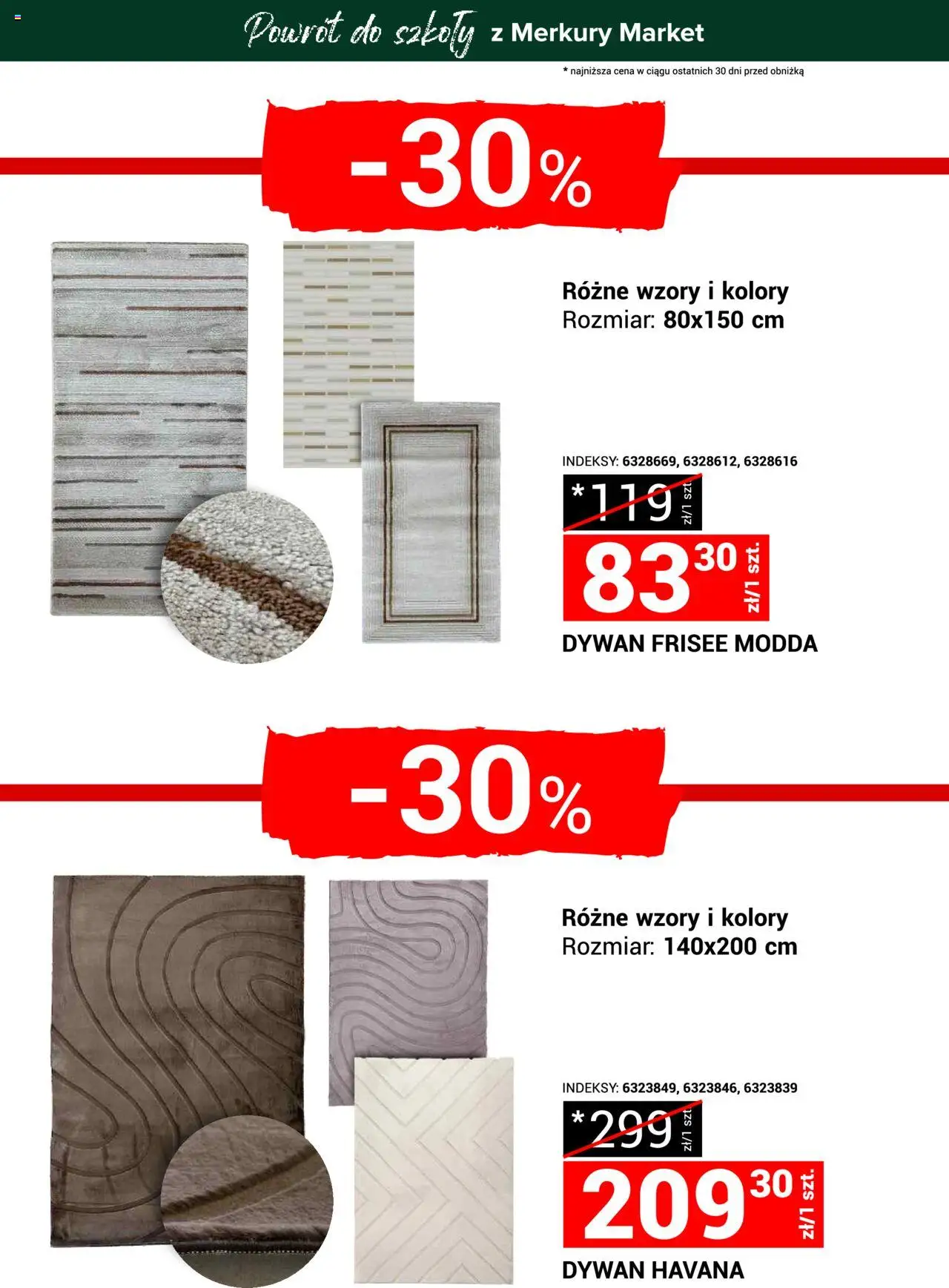 Merkury Market Gazetka - Powrót do szkoły od 23.08.2025 | Strona: 18 | Produkty: Dywan
