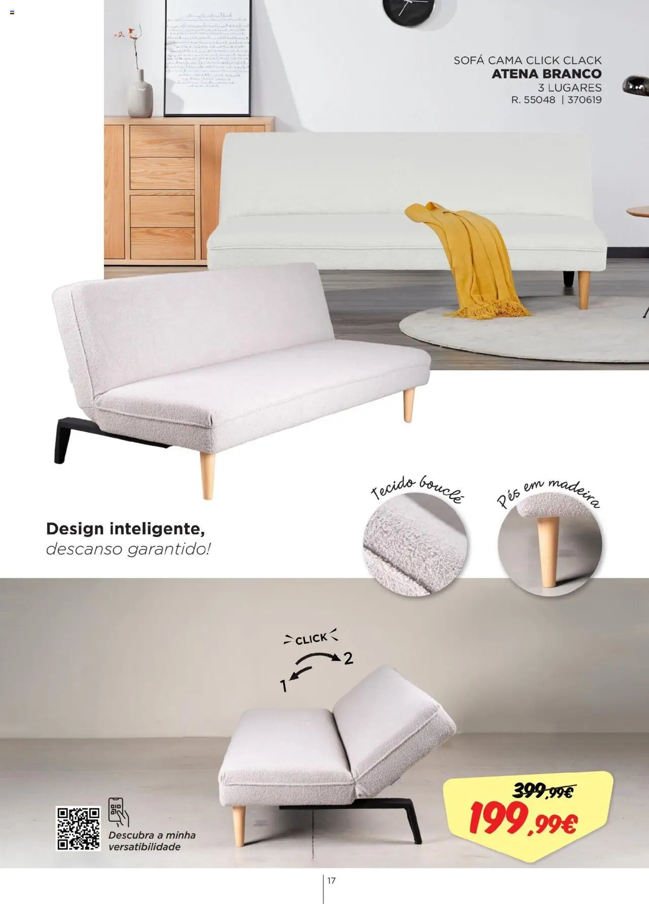 Espaço Casa - Catálogo Kaliási - Sofás Camas │ válido de 21.07.2025 | Página: 17 | Produtos: Cama, Sofá
