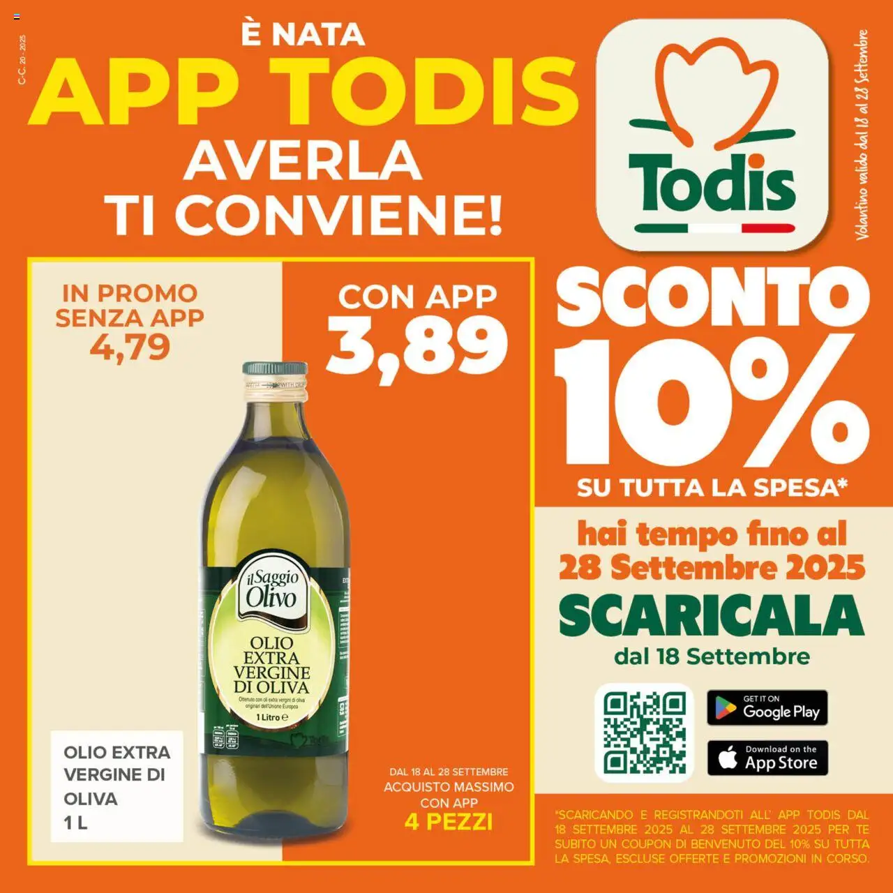 Volantino Todis del 18.09.2025 | Pagina: 1