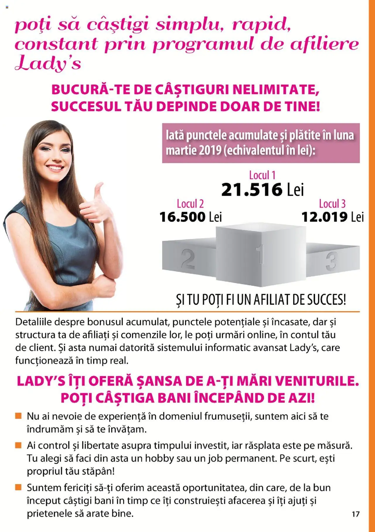 Lady’s catalog - Manual – valabil de la 17.04.2020 | Pagină: 17