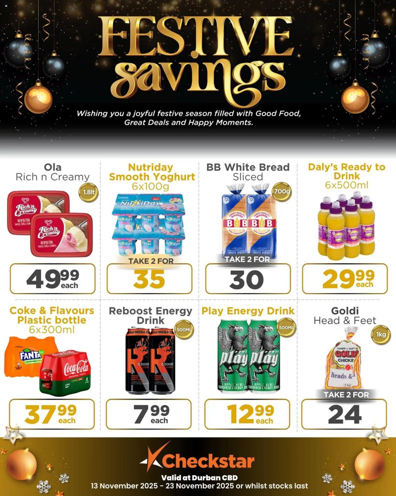 New Check Star catalogue – valid from 13.11.2025 | Page: 9 | Products: Yoghurt, Coke, Bread, Fanta