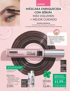 Vista previa MÁSCARA ENRIQUECIDA CON SÉRUM, Mascara enriched with serum for more volume and better care. válido desde el 01.03.2026 | Página: 43