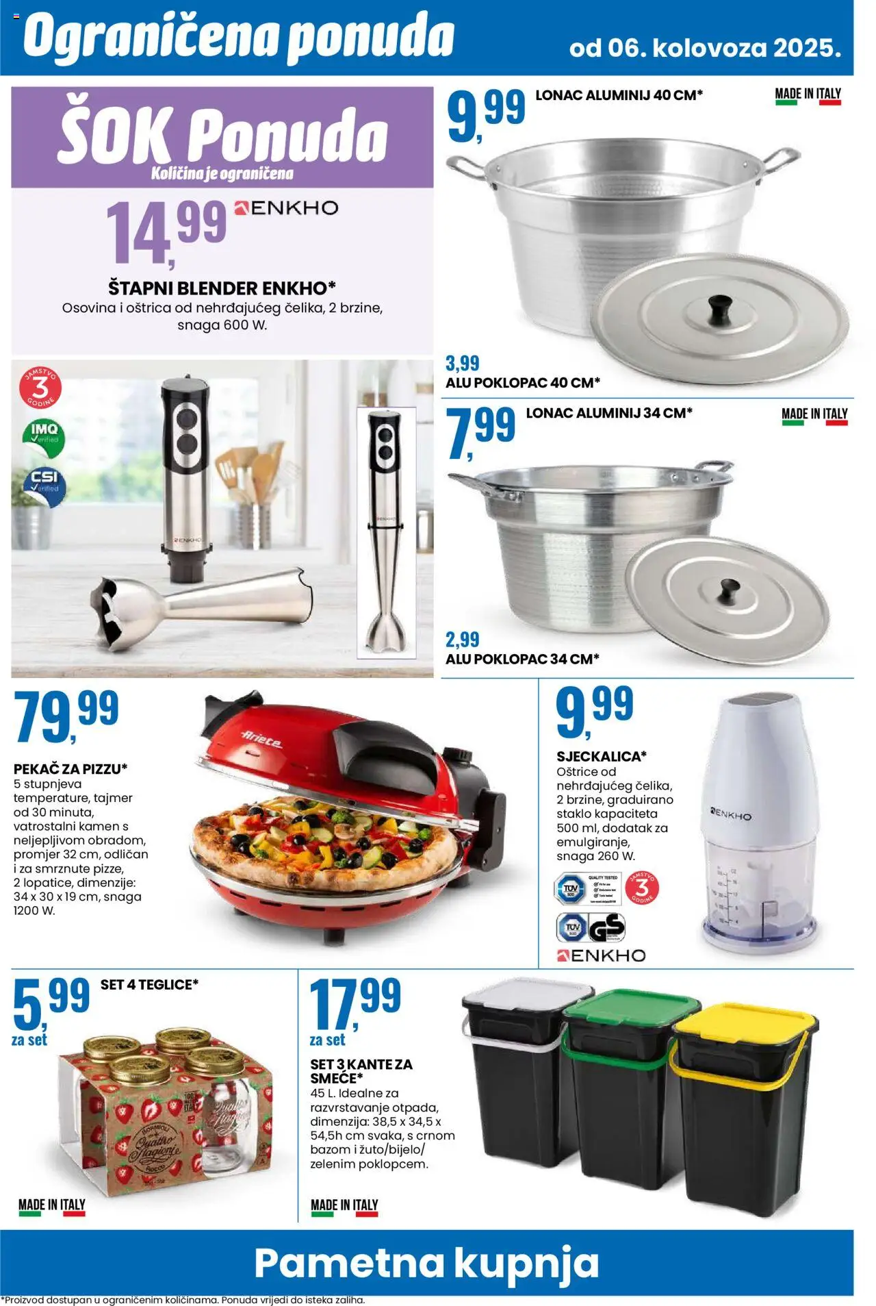 Eurospin katalog | vrijedi od 06.08.2025 | Stranica: 22 | Proizvodi: Sok, Lonac, Blender