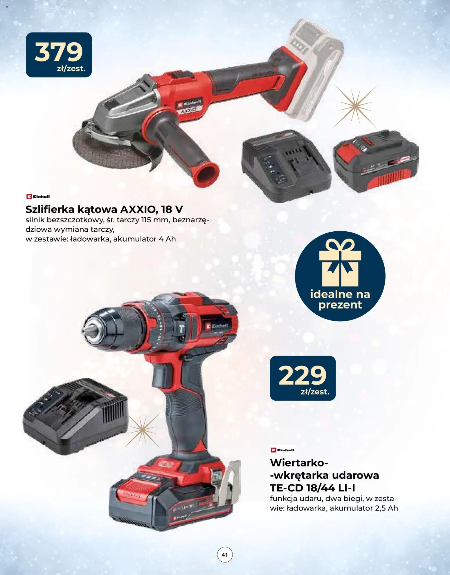 Mrówka Gazetka - Radomsko od 04.12.2025 | Strona: 41 | Produkty: Szlifierka