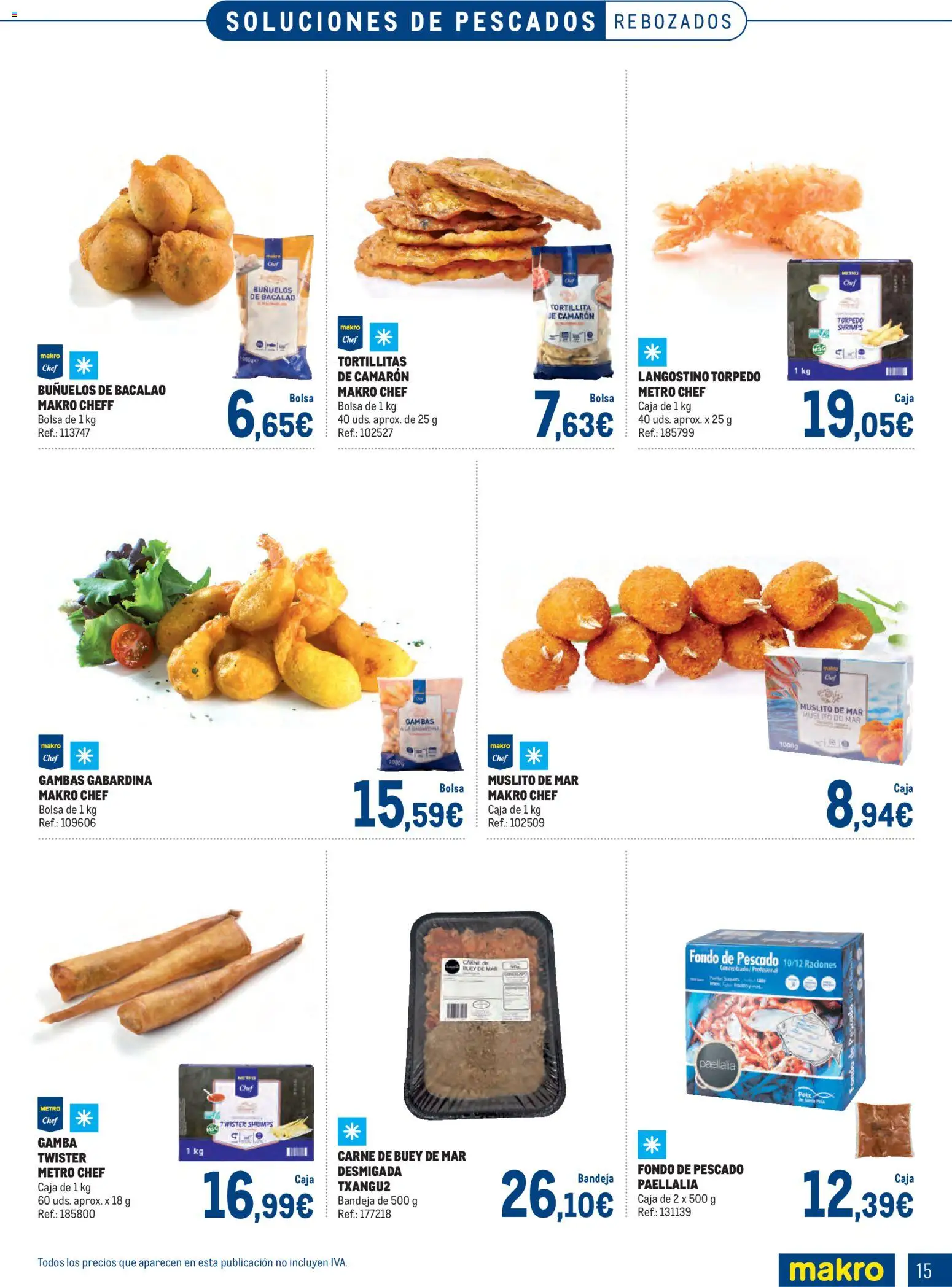 Makro Especial Pescados Levante 3 │ válido desde el 06.04.2026 | Página: 15 | Productos: Pescado, Bolsa, Caja, Langostino