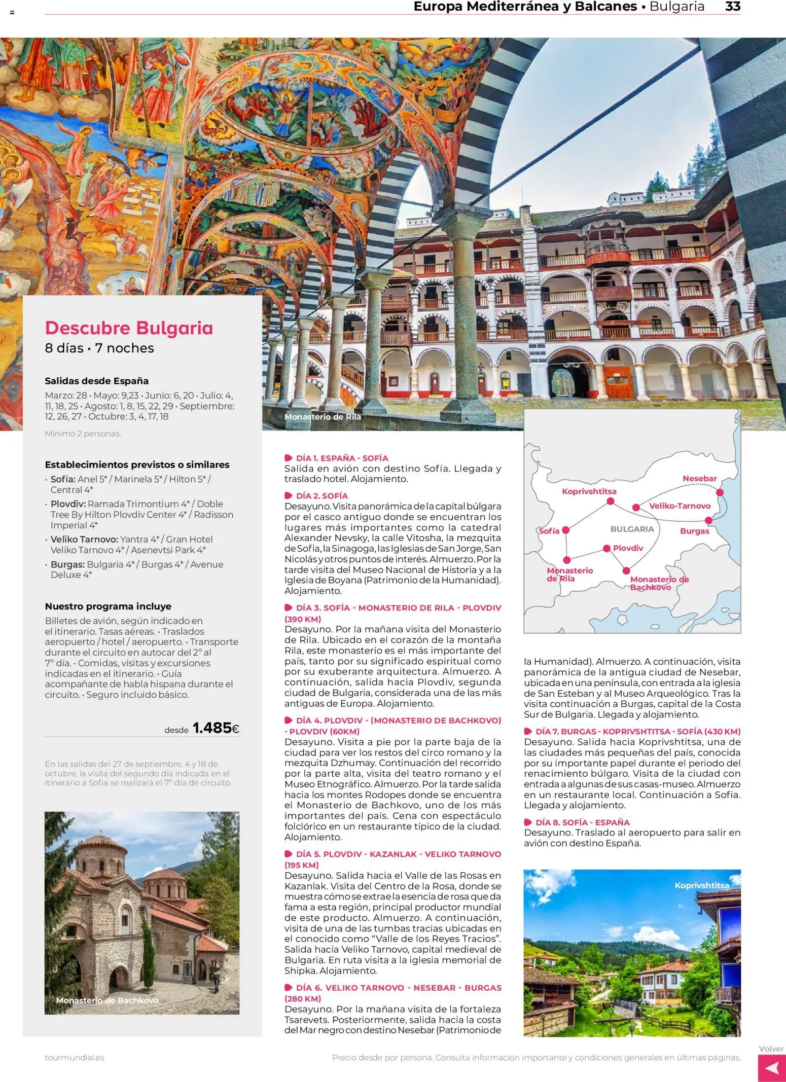 Viajes El Corte Inglés Europa │ válido desde el 01.01.2026 | Página: 33