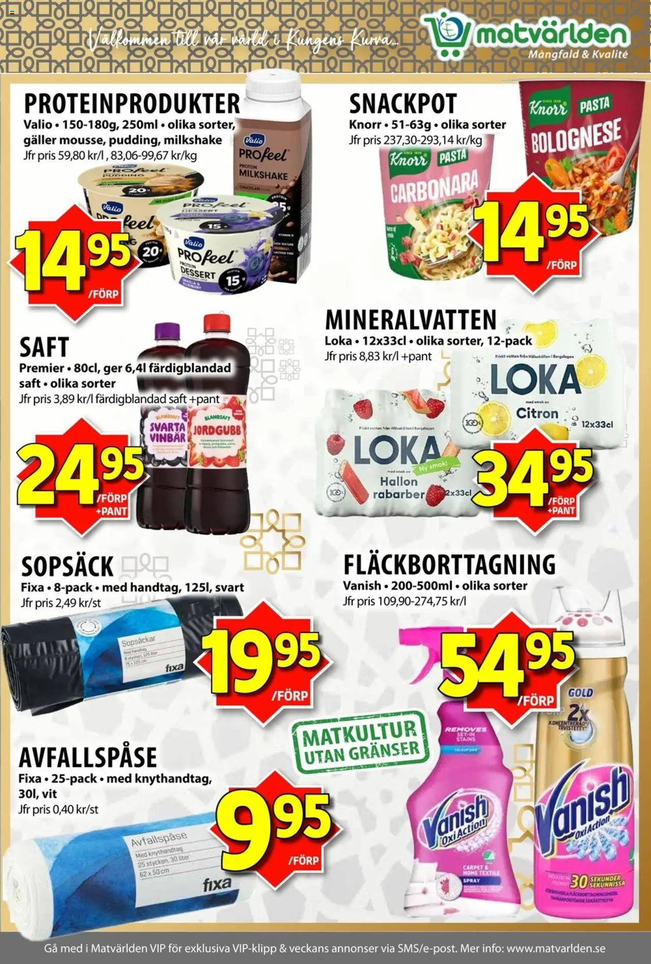 Matvärlden reklamblad aktuell från 11.08.2025 | Sida: 6 | Produkter: Loka, Mineralvatten, Citron, Hallon