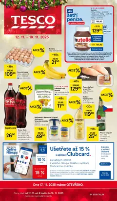 Náhled letáku Tesco leták - Hypermarket od 12.11.2025