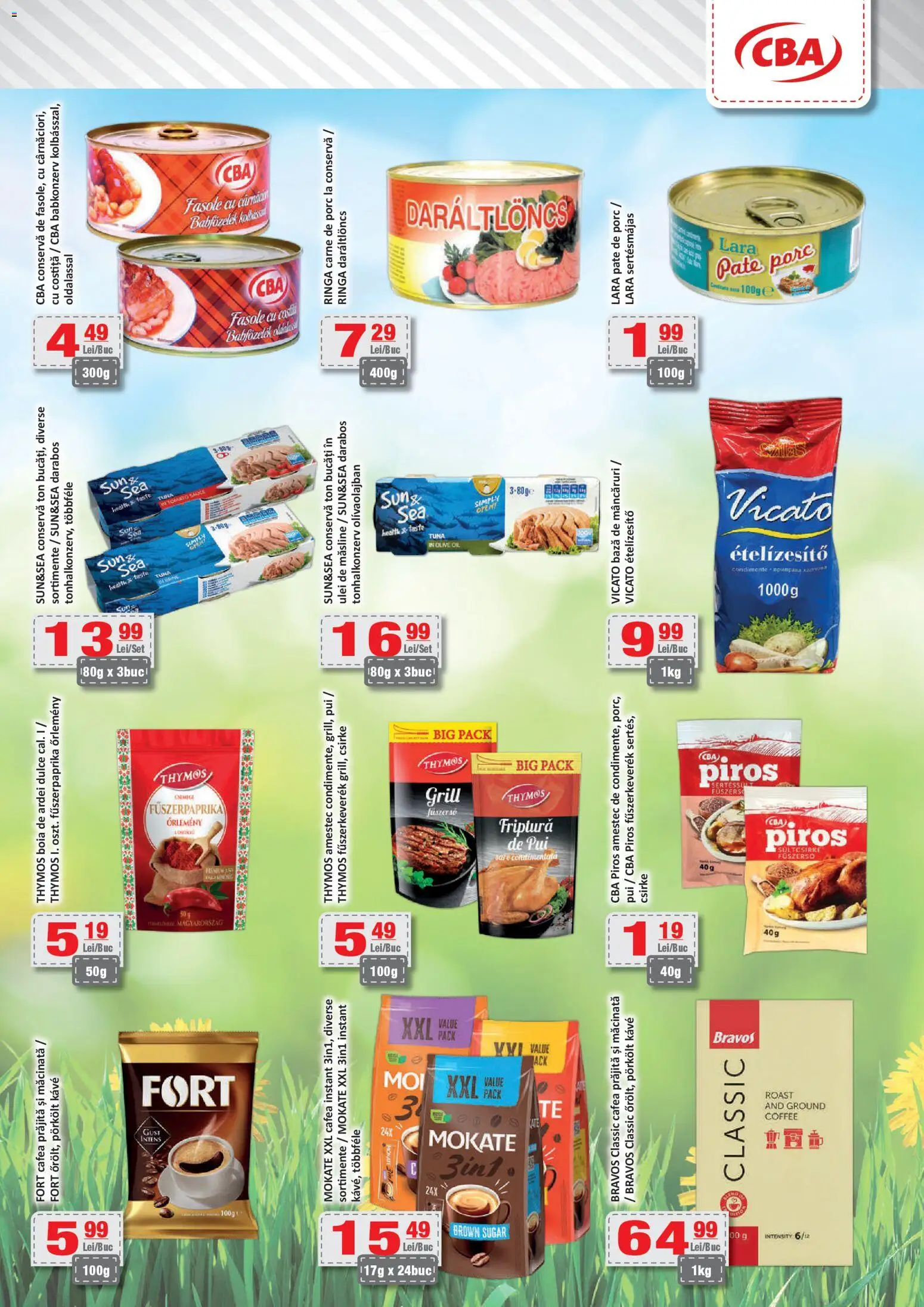 Noul catalog CBA – valabil de la 08.05.2026 | Pagină: 6 | Produse: Grill, Hacıyatmaz Kedi Oyuncağı, Ardei, Cafea