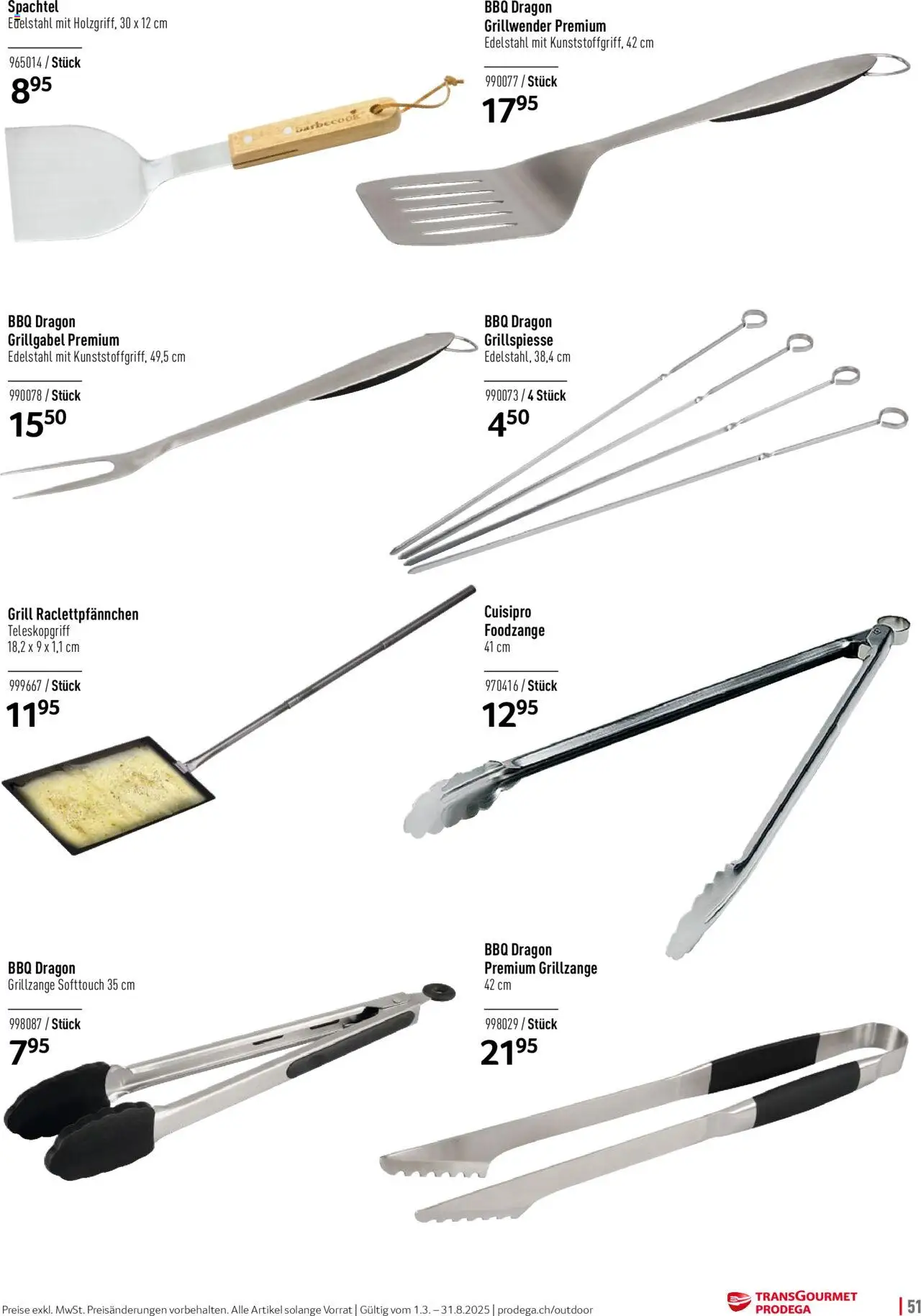 Prodega Aktionen Outdoor-Ausstattung ab 01.03.2025 | Seite: 51 | Produkte: Grill