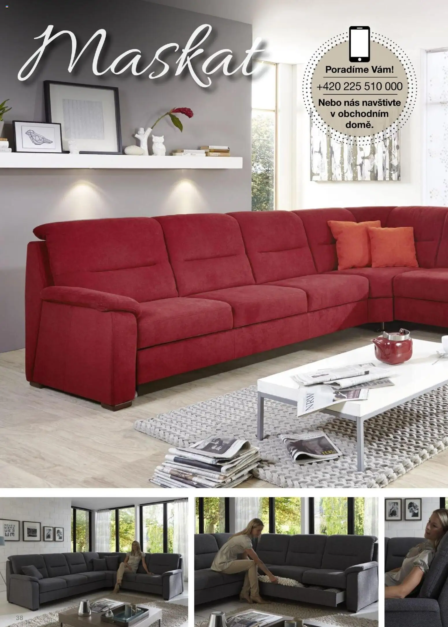 Sconto nábytek katalog - Sedací soupravy od 01.01.2026 | Strana: 38