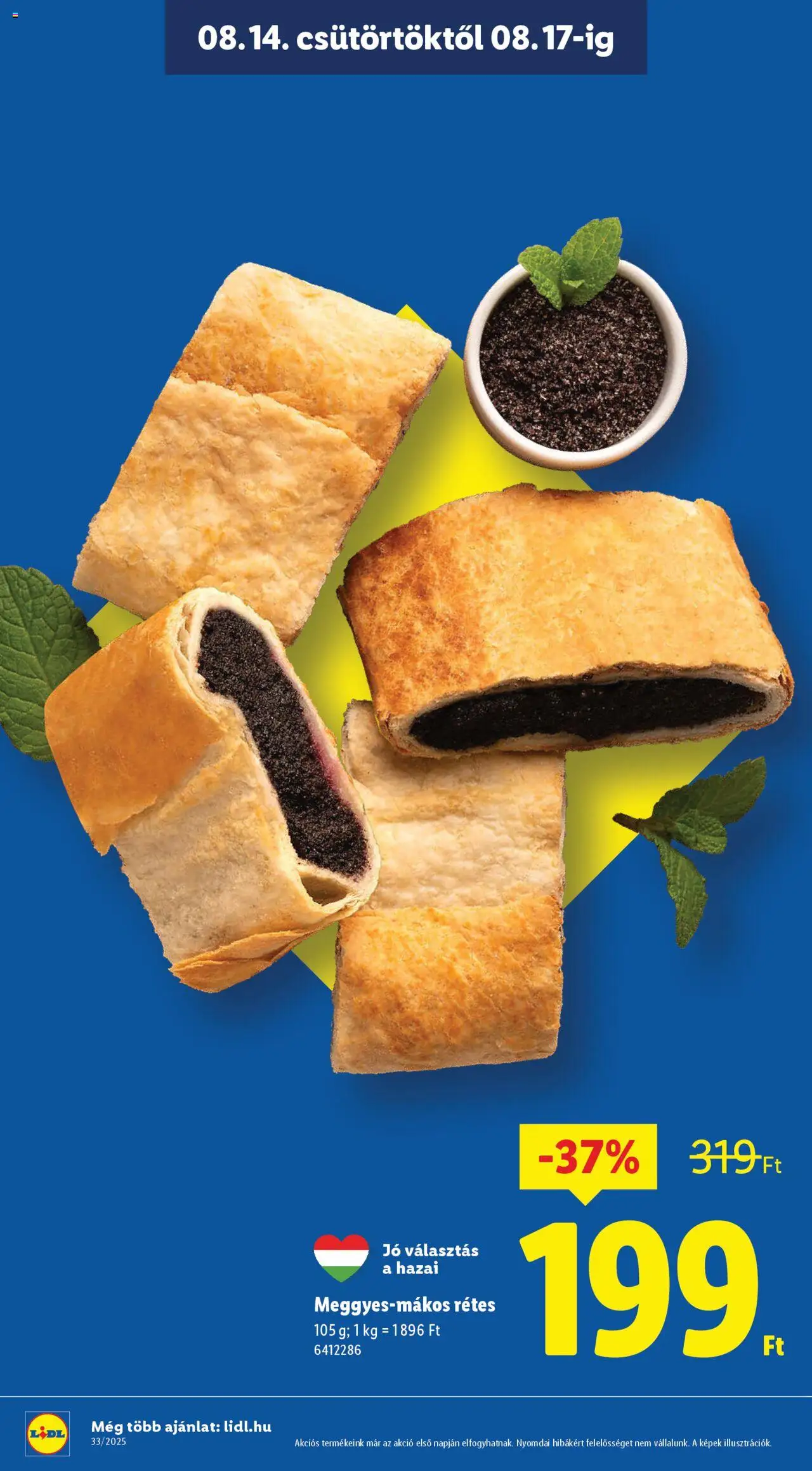 Lidl akciós ujság - amely érvényes a következő dátumtól: 14.08.2025 | Oldal: 2