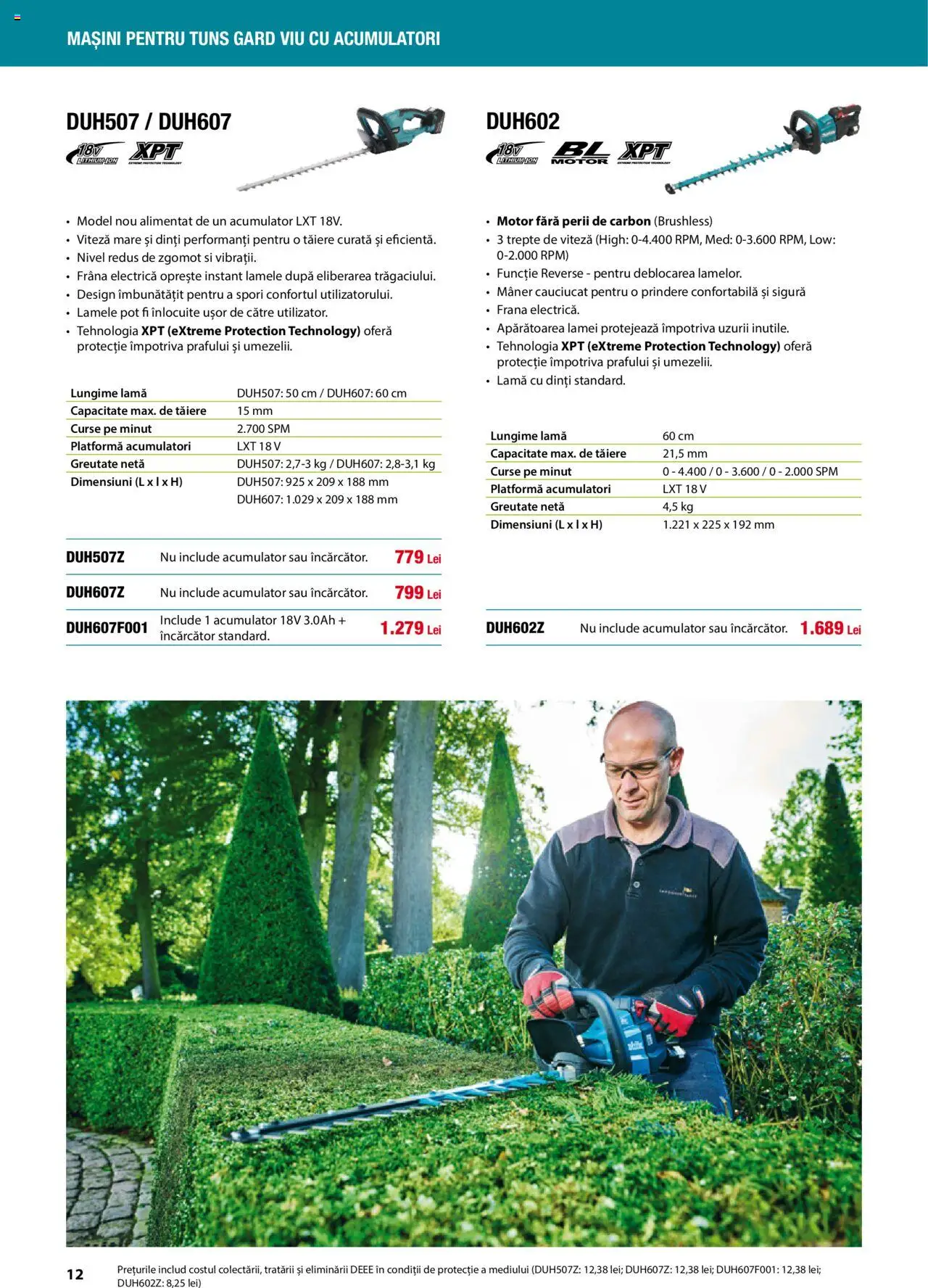Noul catalog Makita – valabil de la 01.04.2025 | Pagină: 12 | Produse: Încărcător, Mâner