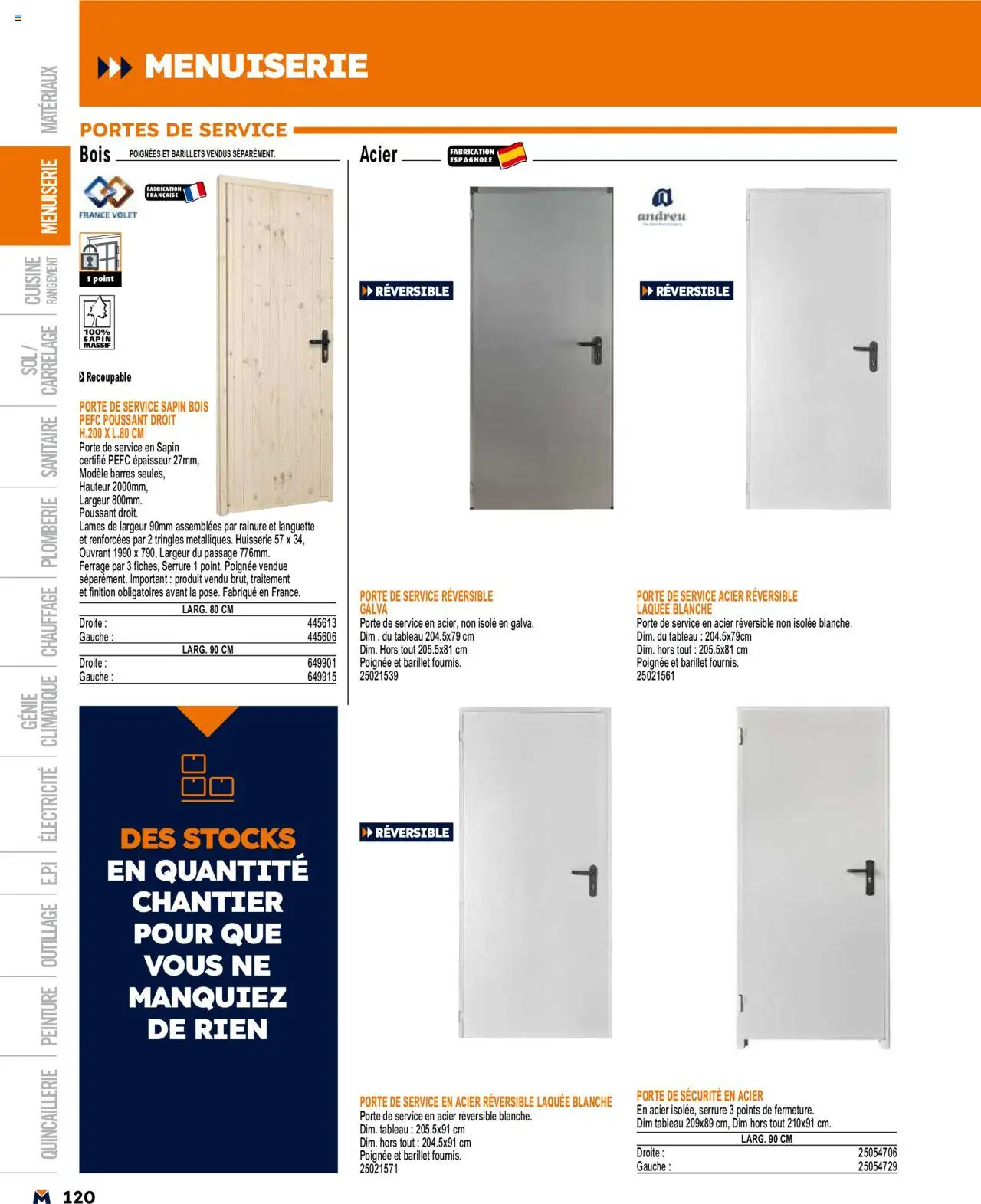  | Page: 120 | Produits: Porte, Poignées, Portes