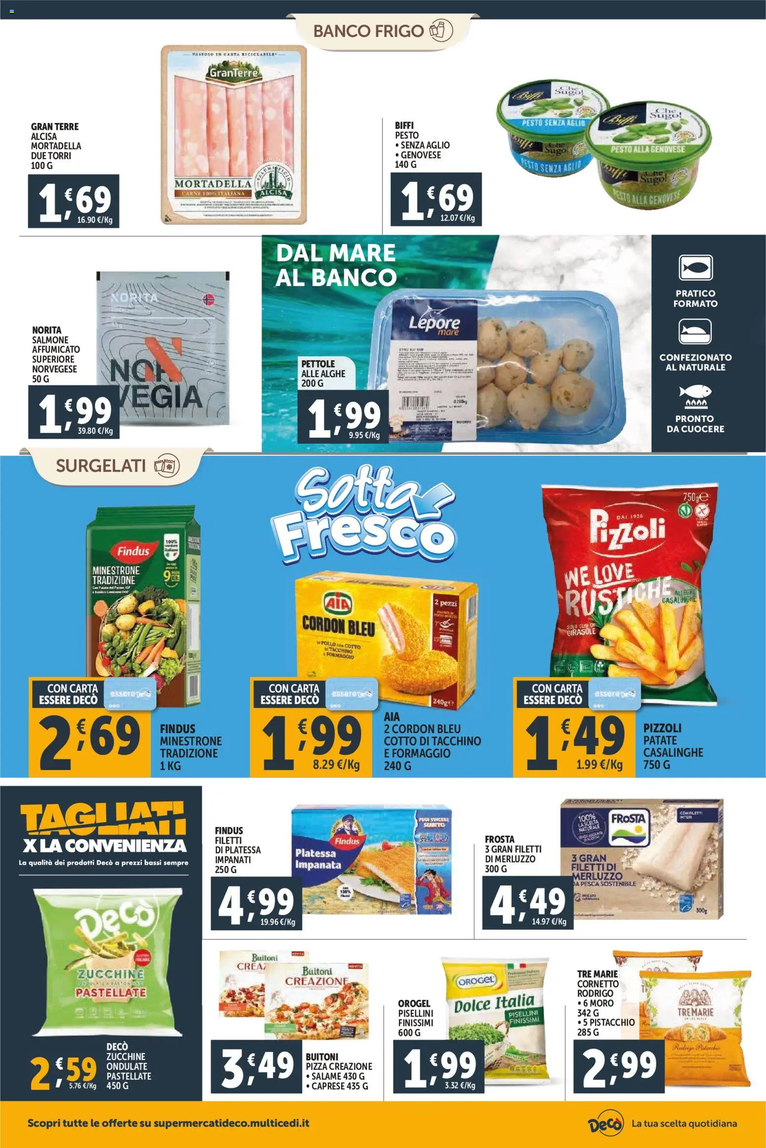 Volantino Decò del 23.02.2026 | Pagina: 6 | Prodotti: Salame, Tacchino, Aglio, Zucchine