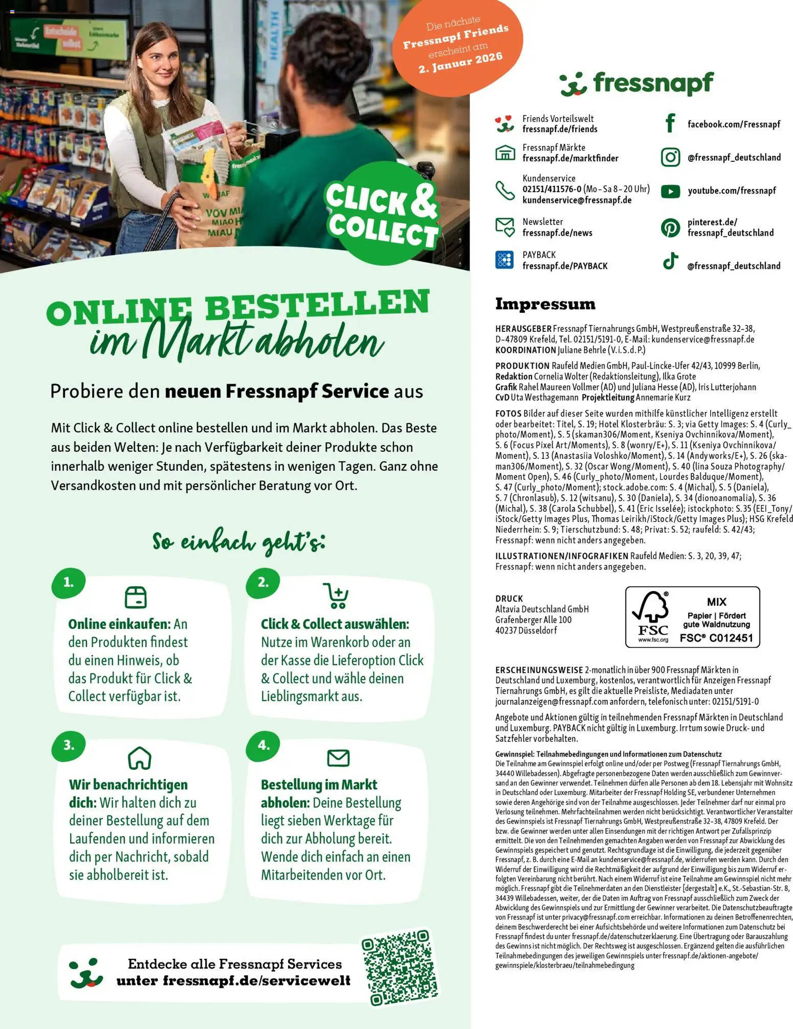 Fressnapf Friends Magazin – gültig ab 01.11.2025 | Seite: 54 | Produkte: Bilder, Uhr