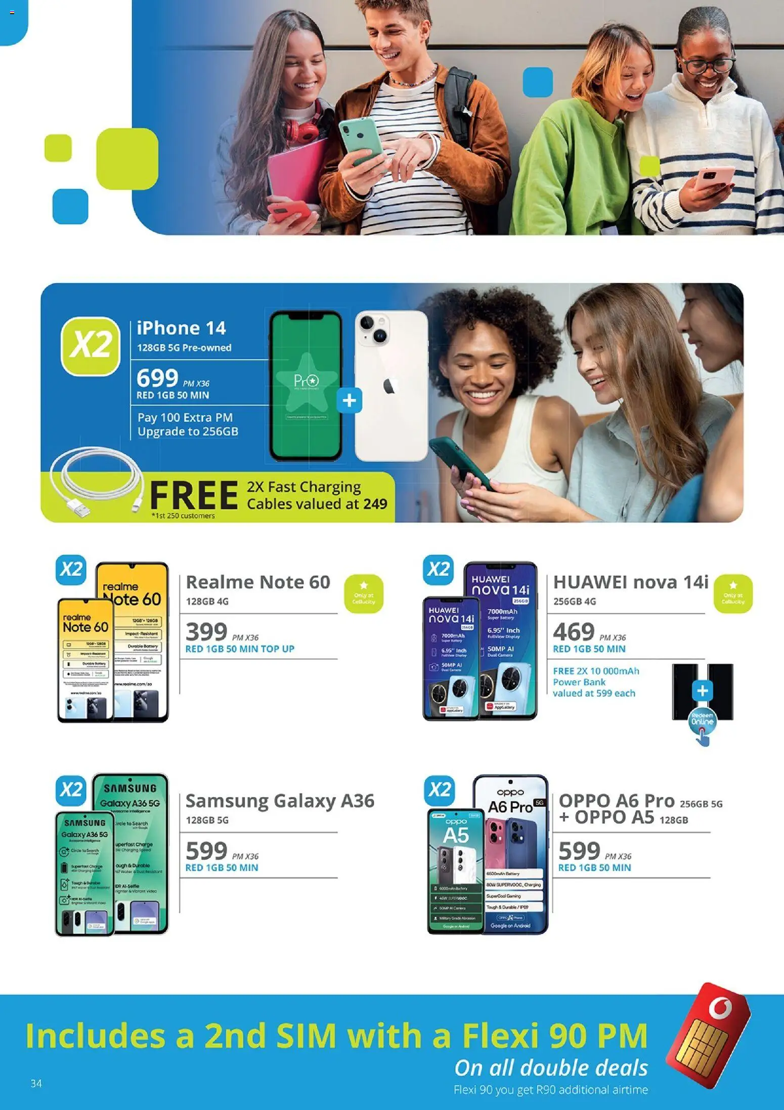 New Cellucity catalogue – valid from 06.03.2026 | Page: 34 | Products: Sim, Camera, Battery