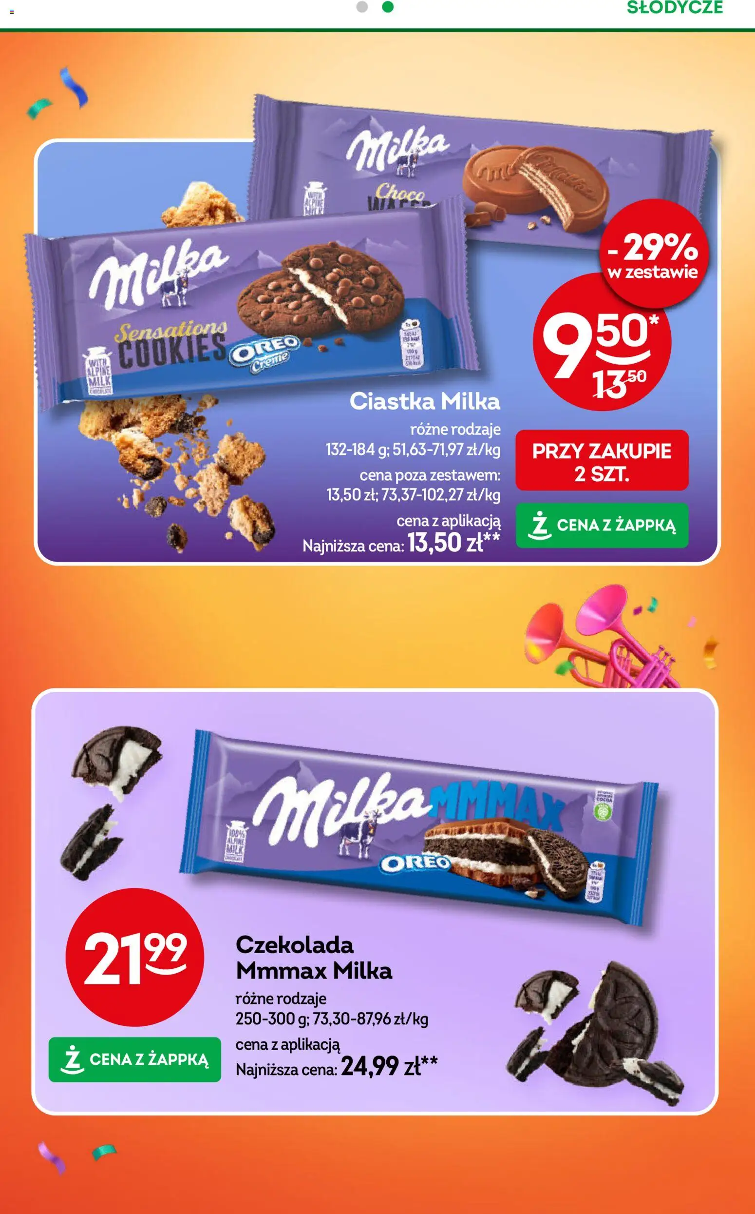 Żabka Gazetka od 30.12.2025 | Strona: 17 | Produkty: Słodycze, Milka, Czekolada, Ciastka