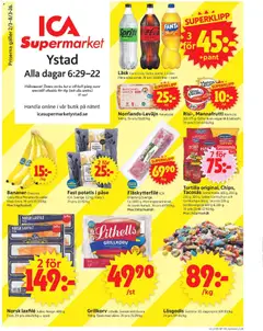 ICA Supermarket - Ystad - Förhandsvisning av reklamblad från butik ICA Supermarket aktuell från 02.03.2026
