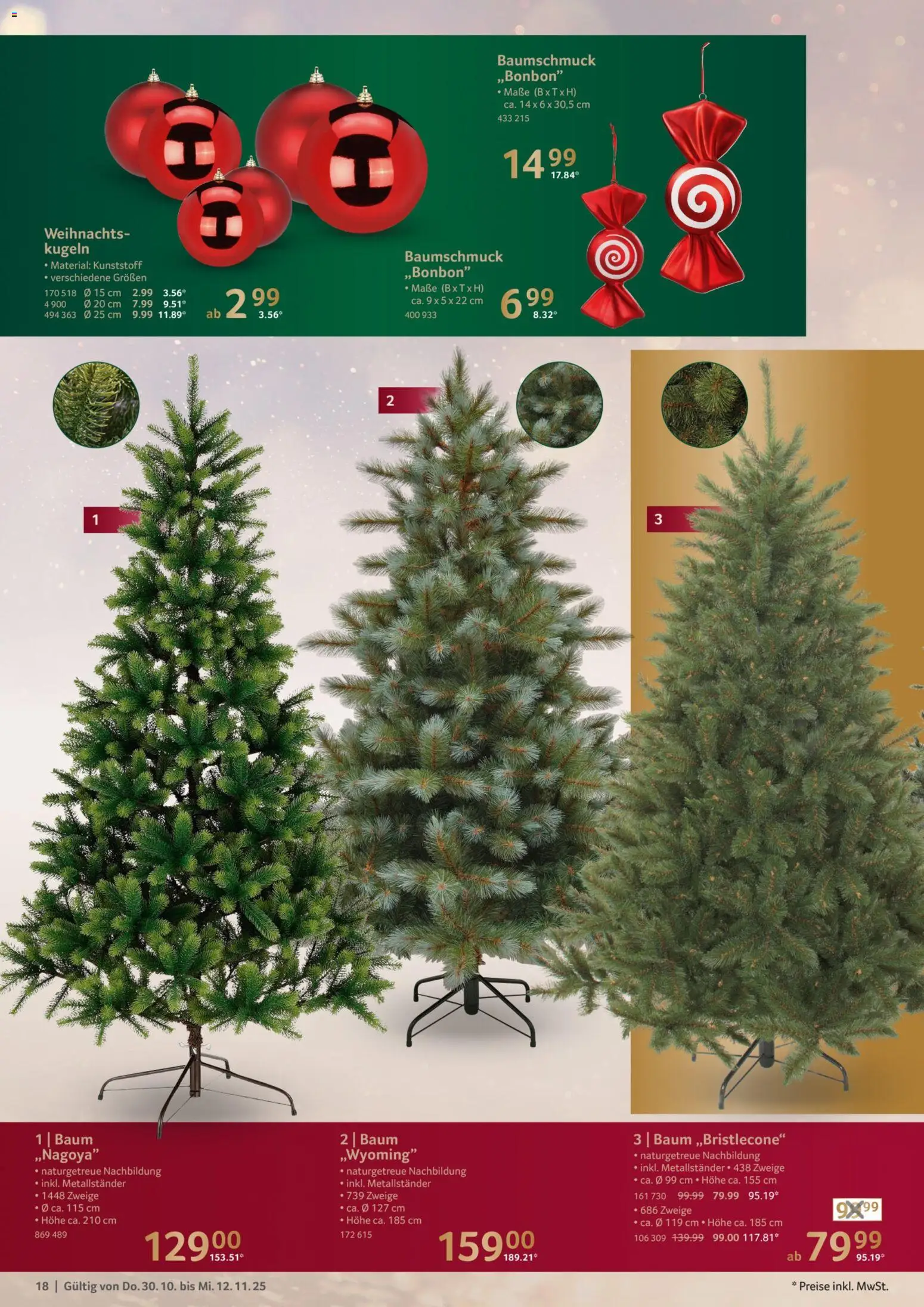 Selgros Weihnachtsdekoration – gültig ab 30.10.2025 | Seite: 18