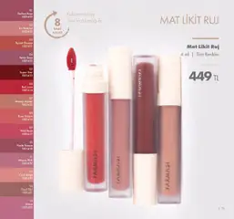 01.11.2025 tarihinden itibaren geçerli olan Farmasi kataloğu önizlemesi | Sayfa: 15 | Ürünler: Ruj, Fırça, Saat