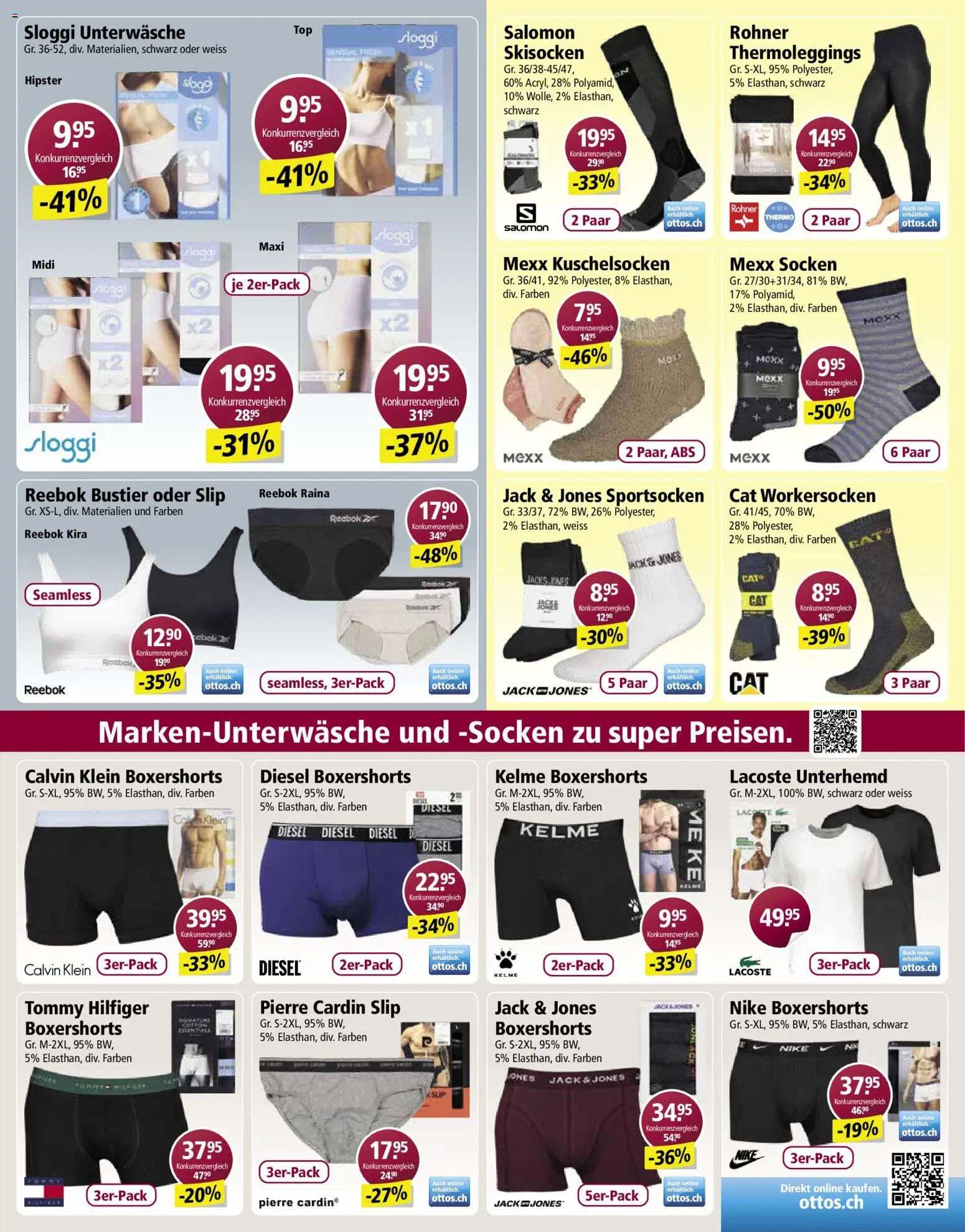 Otto's Aktionen Marken Spezial – gültig ab 01.11.2025 | Seite: 9 | Produkte: Unterhemd, Jacke, Unterwäsche, Socken