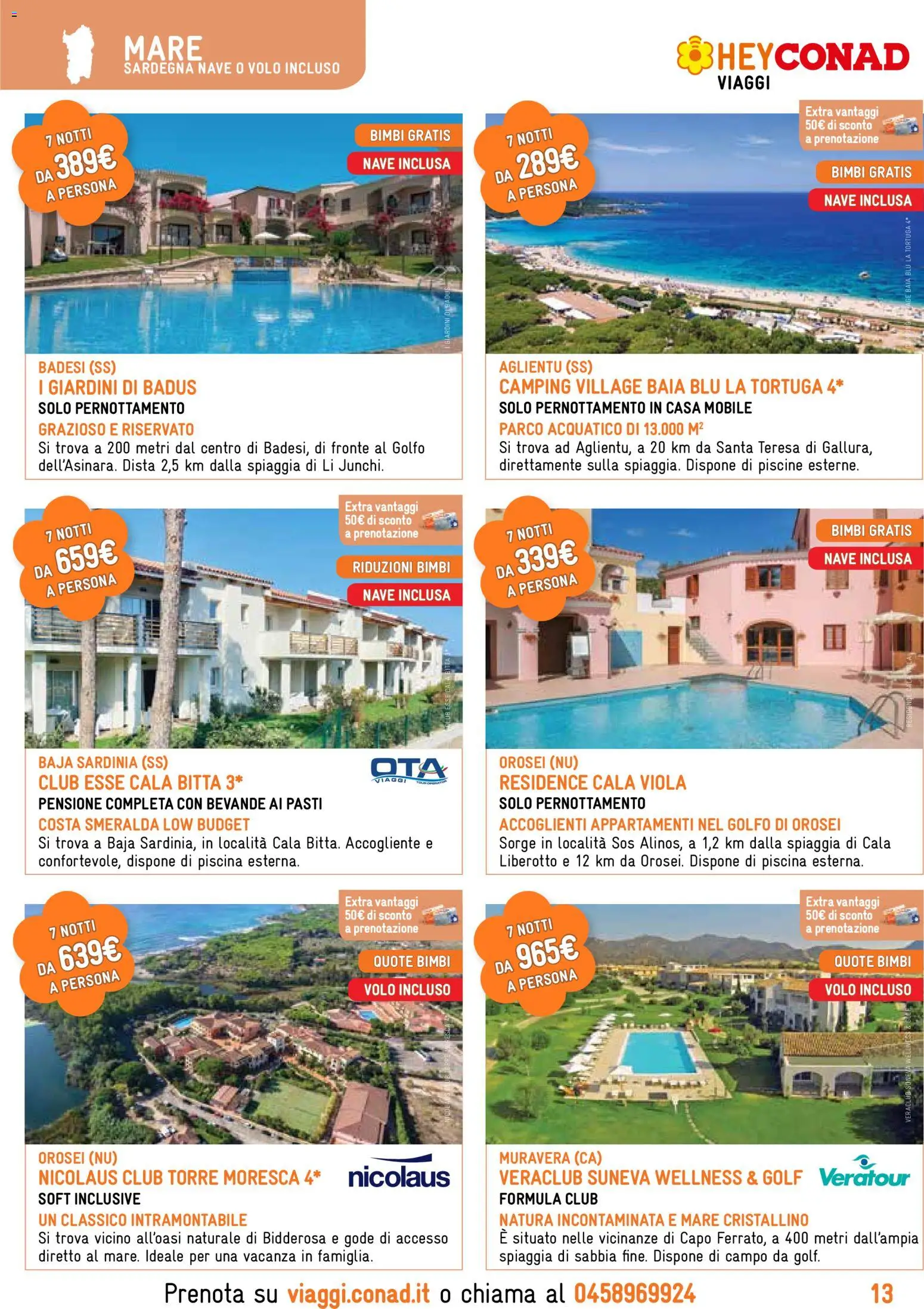 Volantino Conad del 01.04.2026 | Pagina: 13 | Prodotti: Mobile, Piscina