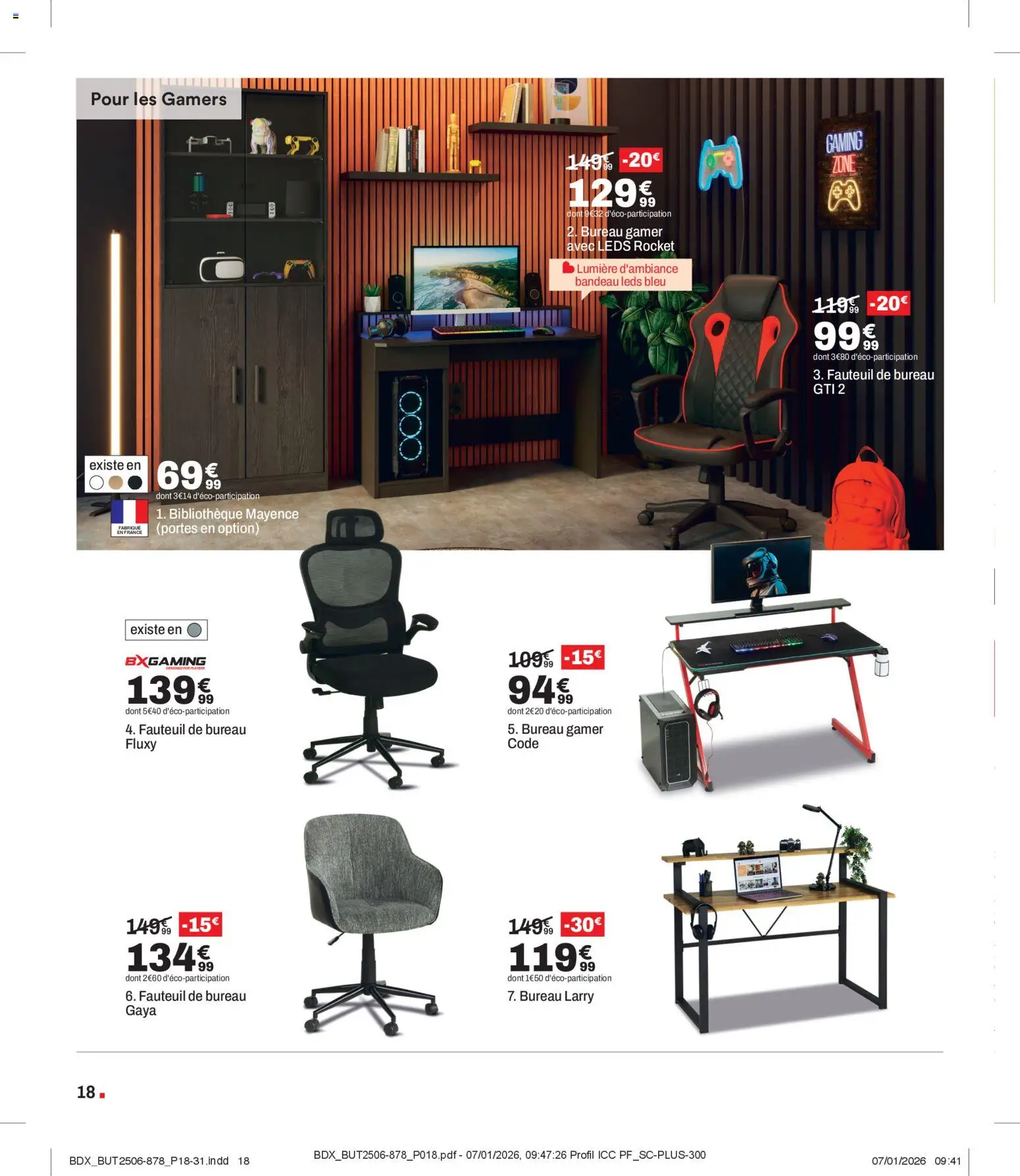 {H1} | Page: 18 | Produits: Bureau, Fauteuil, Portes