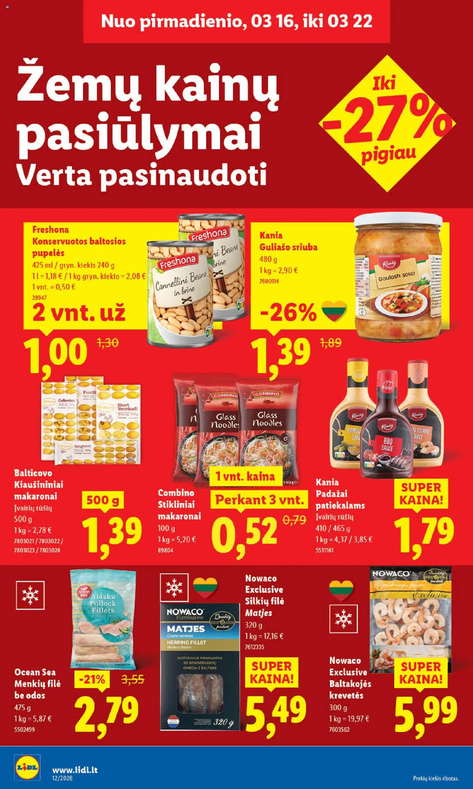 LIDL akcijos nuo 16.03.2026 | Puslapis: 29