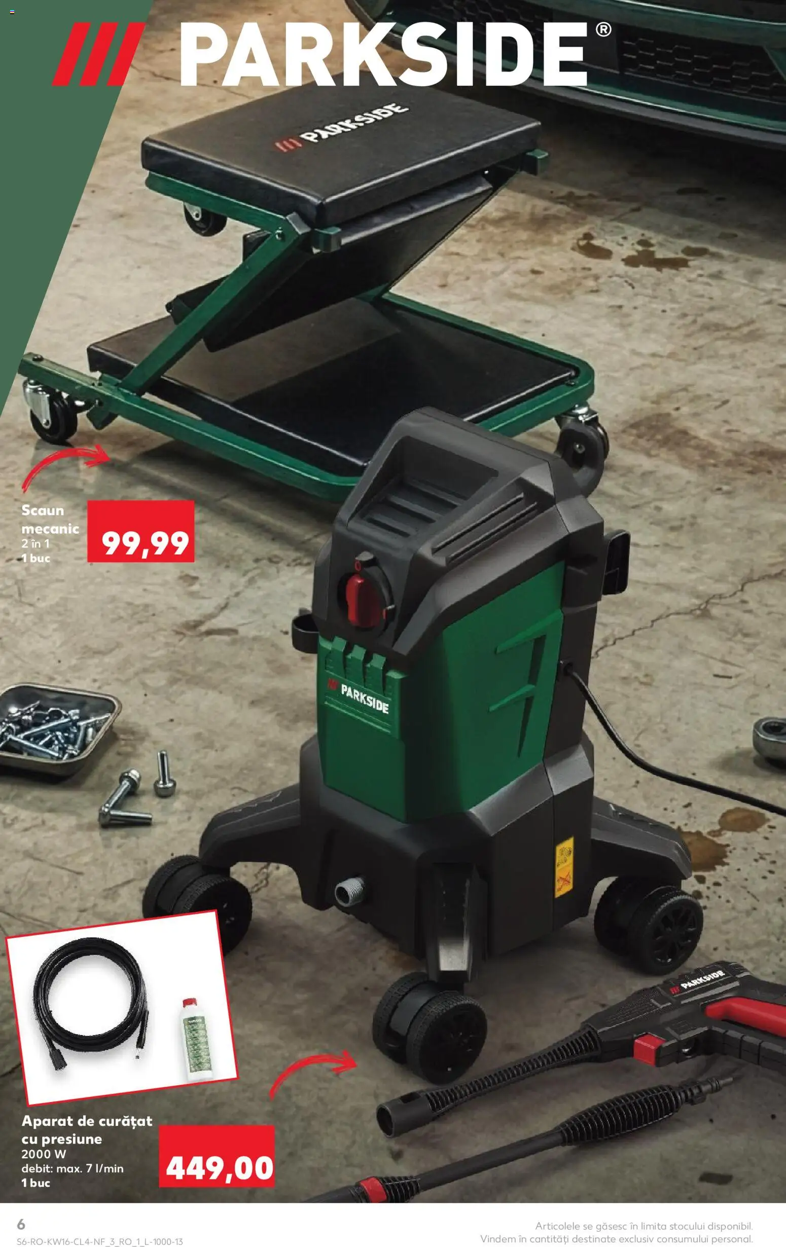 Kaufland RO akciós ujság - amely érvényes a következő dátumtól: 15.04.2026 | Oldal: 6 | Termékek: Parkside