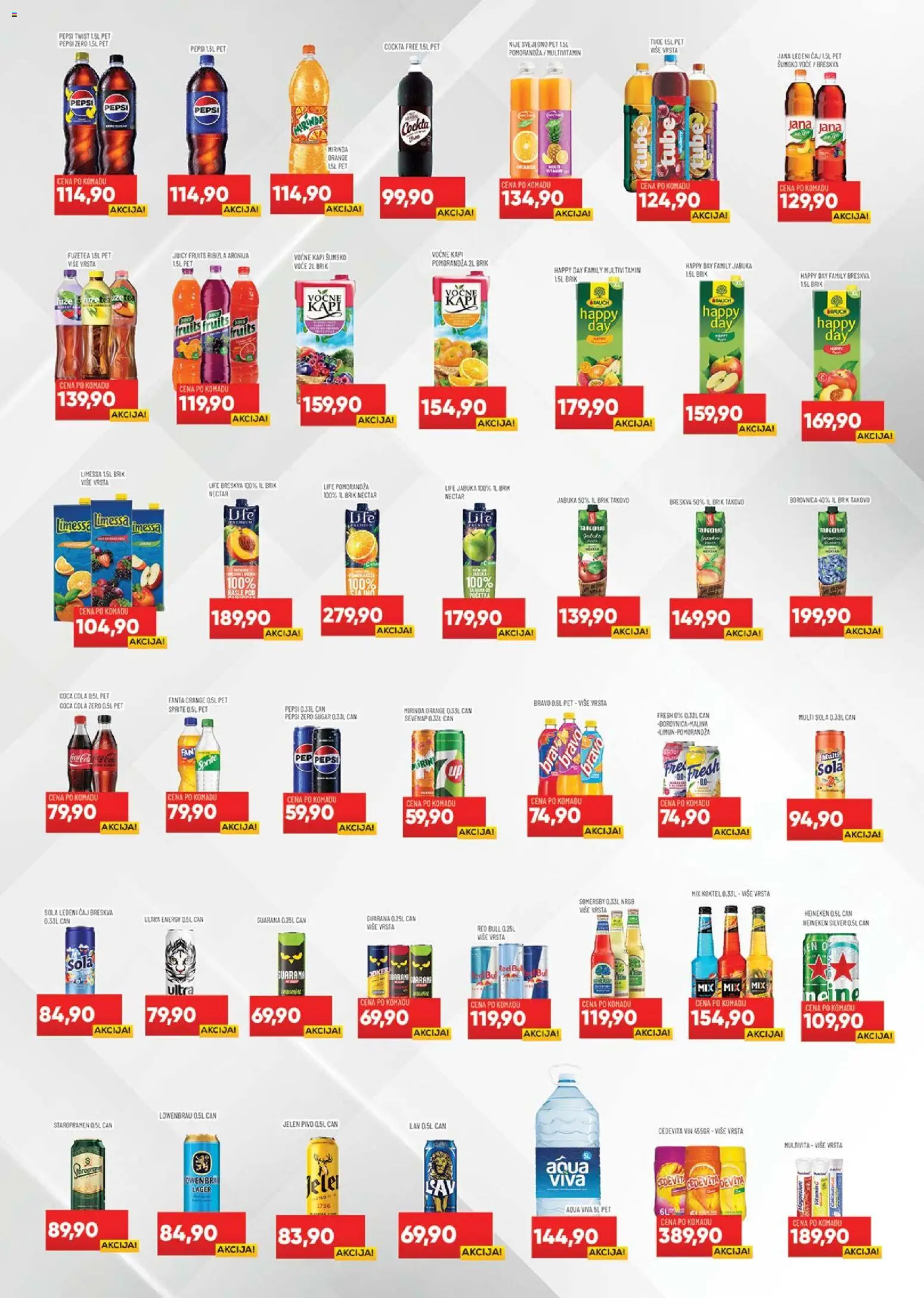 Medius katalog - važi od 24.03.2026 | Strana: 21 | Proizvode: Cedevita, Guarana, Red Bull, Čaj