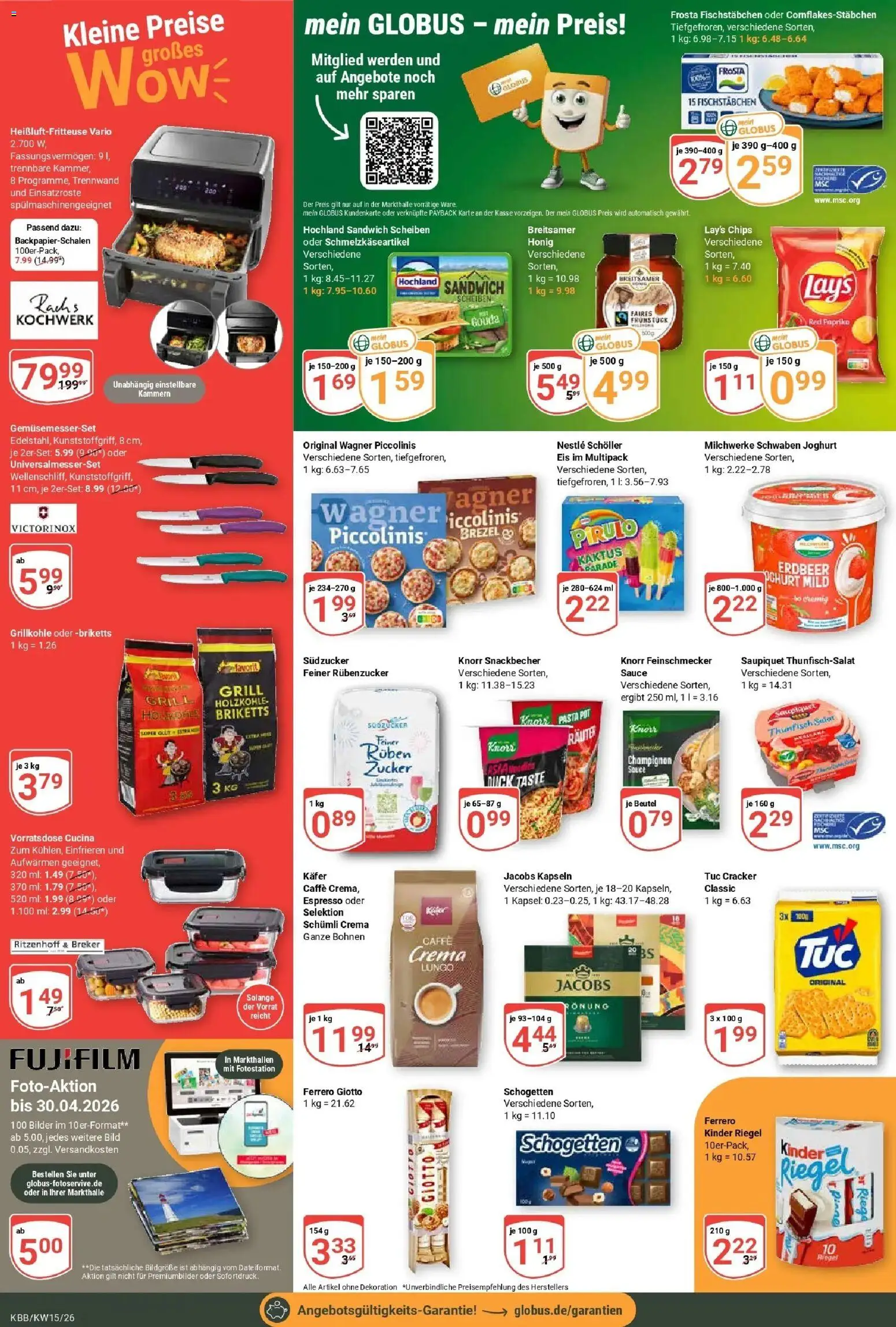 Globus prospekt Koblenz-Bubenheim	 – gültig ab 07.04.2026 | Seite: 2 | Produkte: Gouda, Bilder, Schogetten, Heißluftfritteuse